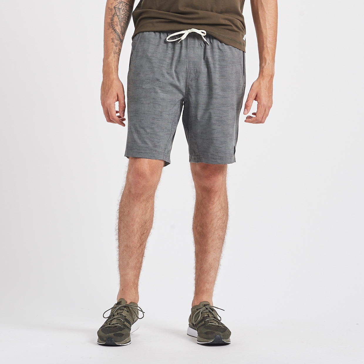 Kore Short Lined 7" | Charcoal Space Dye