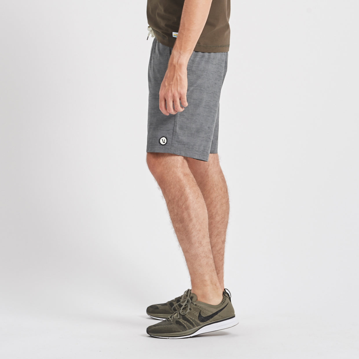 Kore Short Lined 7" | Charcoal Space Dye