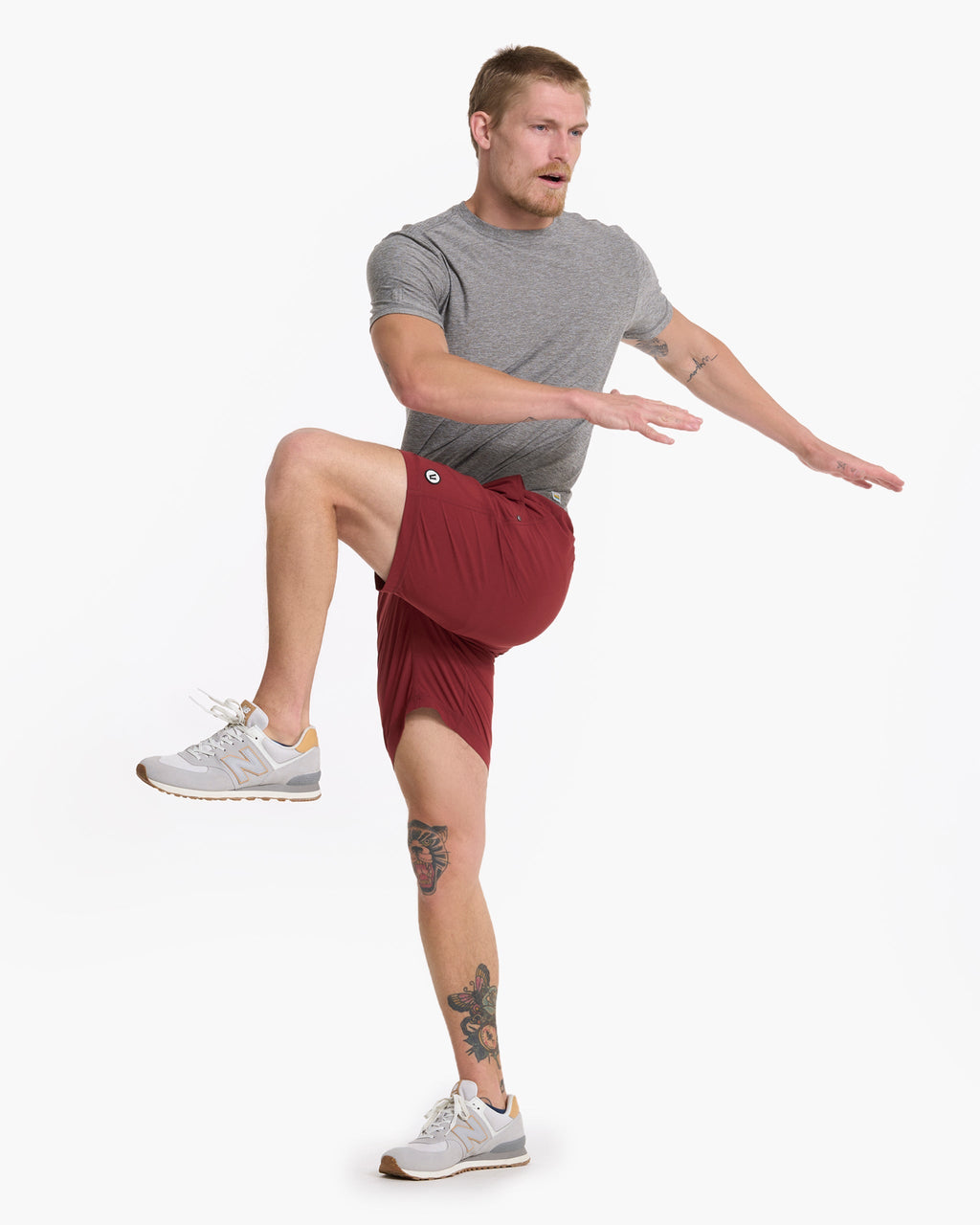 Kore Short Lined 7" | Currant