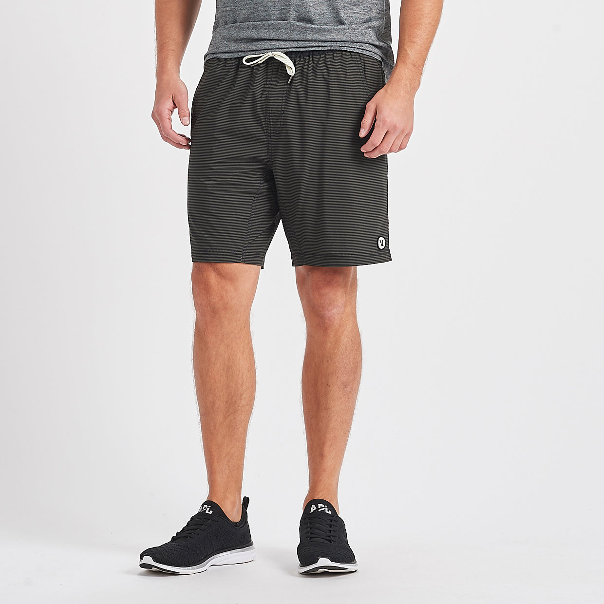 Kore Short | Evergreen Black Stripe