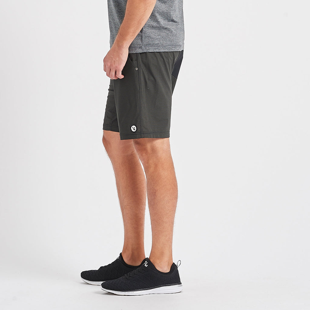 Kore Short | Evergreen Black Stripe