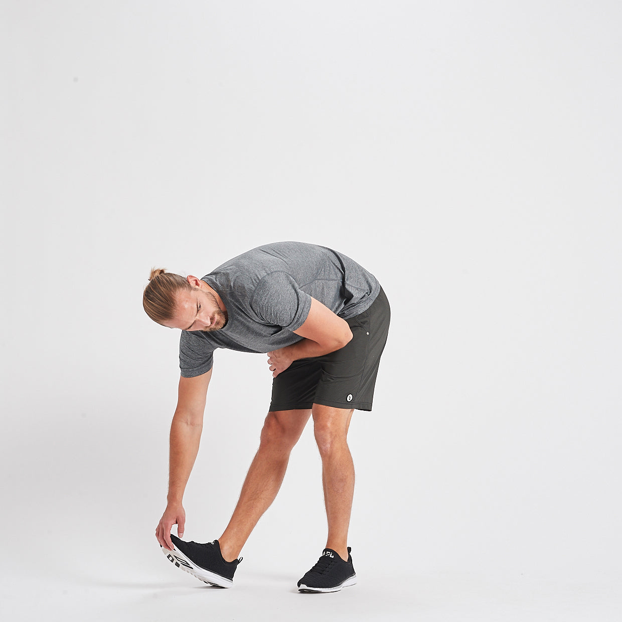 Kore Short | Evergreen Black Stripe