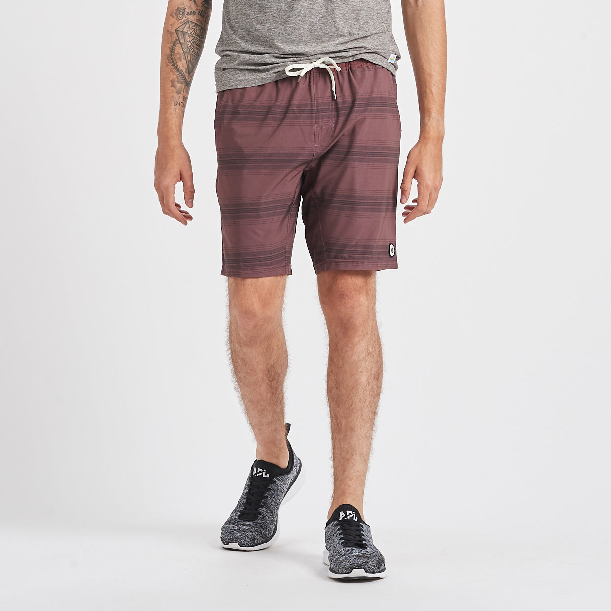 Kore Short | Fig Black Stripe