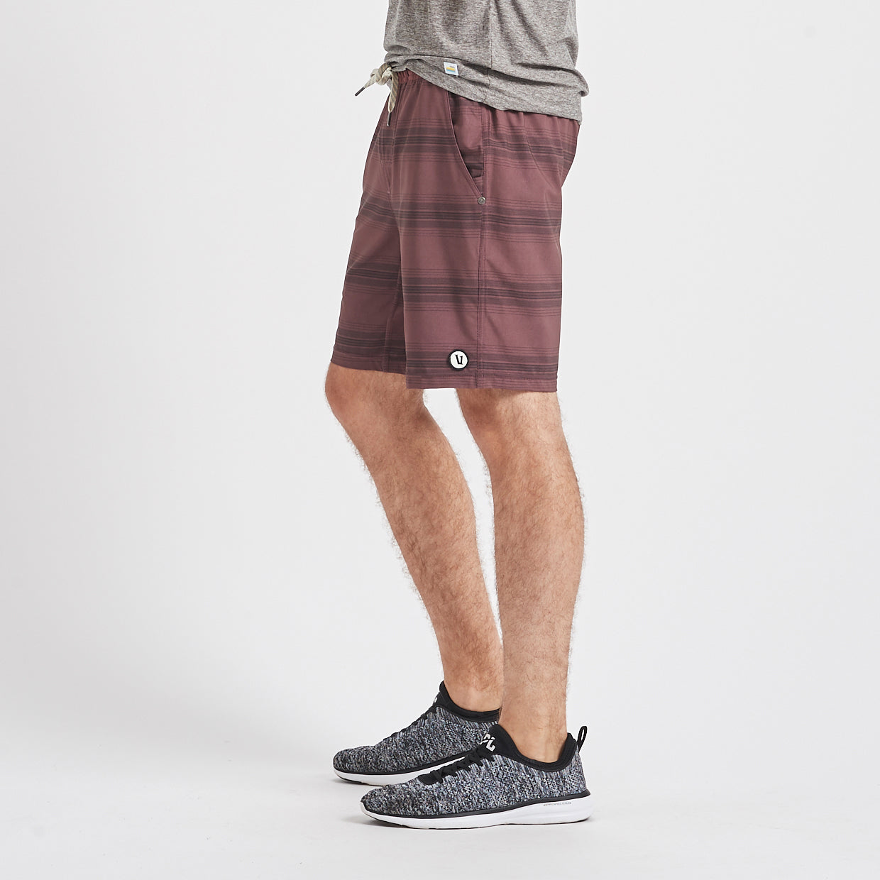 Kore Short | Fig Black Stripe