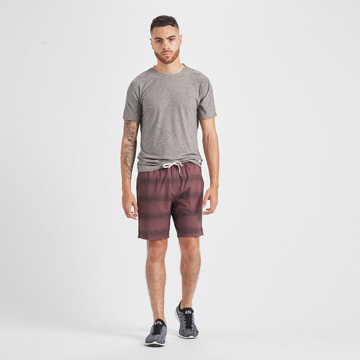 Kore Short | Fig Black Stripe