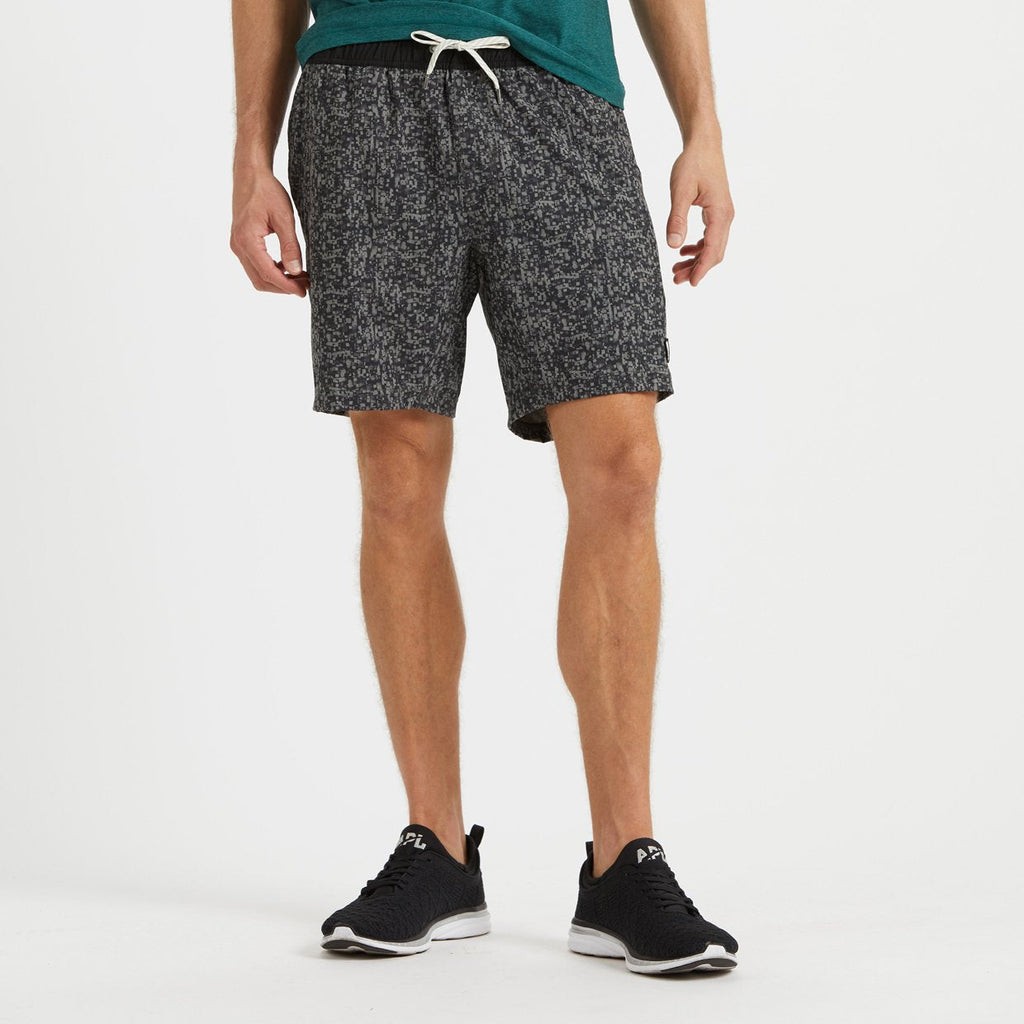 Kore Short Lined 7" | Grey Linen Texture Digital