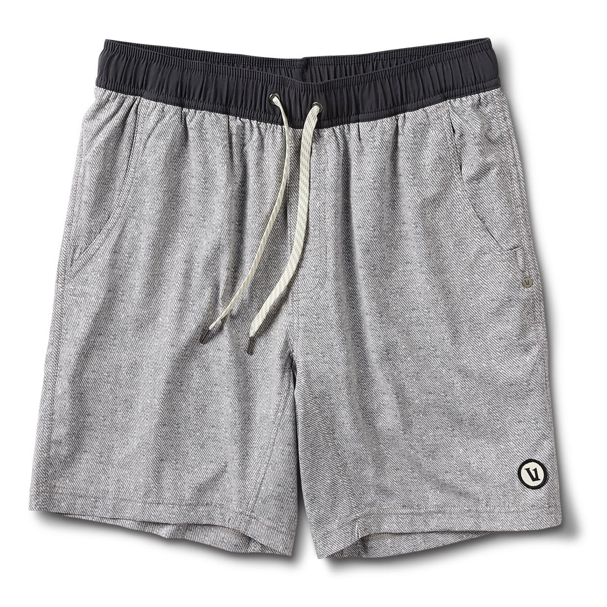 Kore Short Lined 7" | Grey Twill Texture