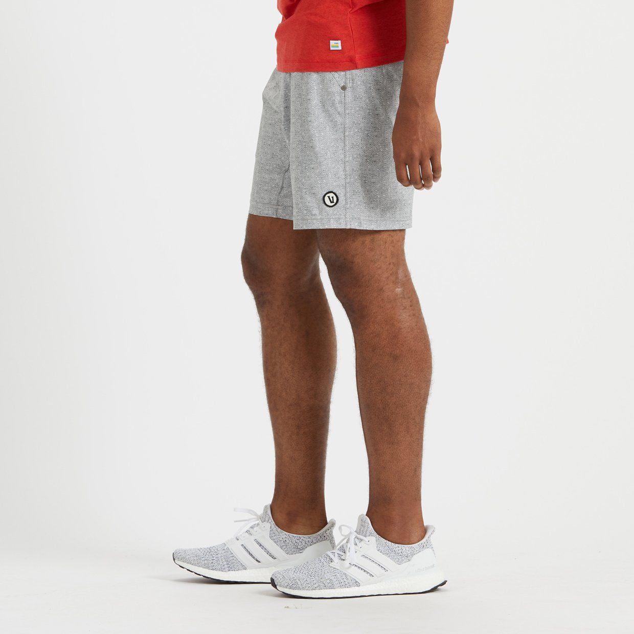Kore Short Lined 7" | Grey Twill Texture