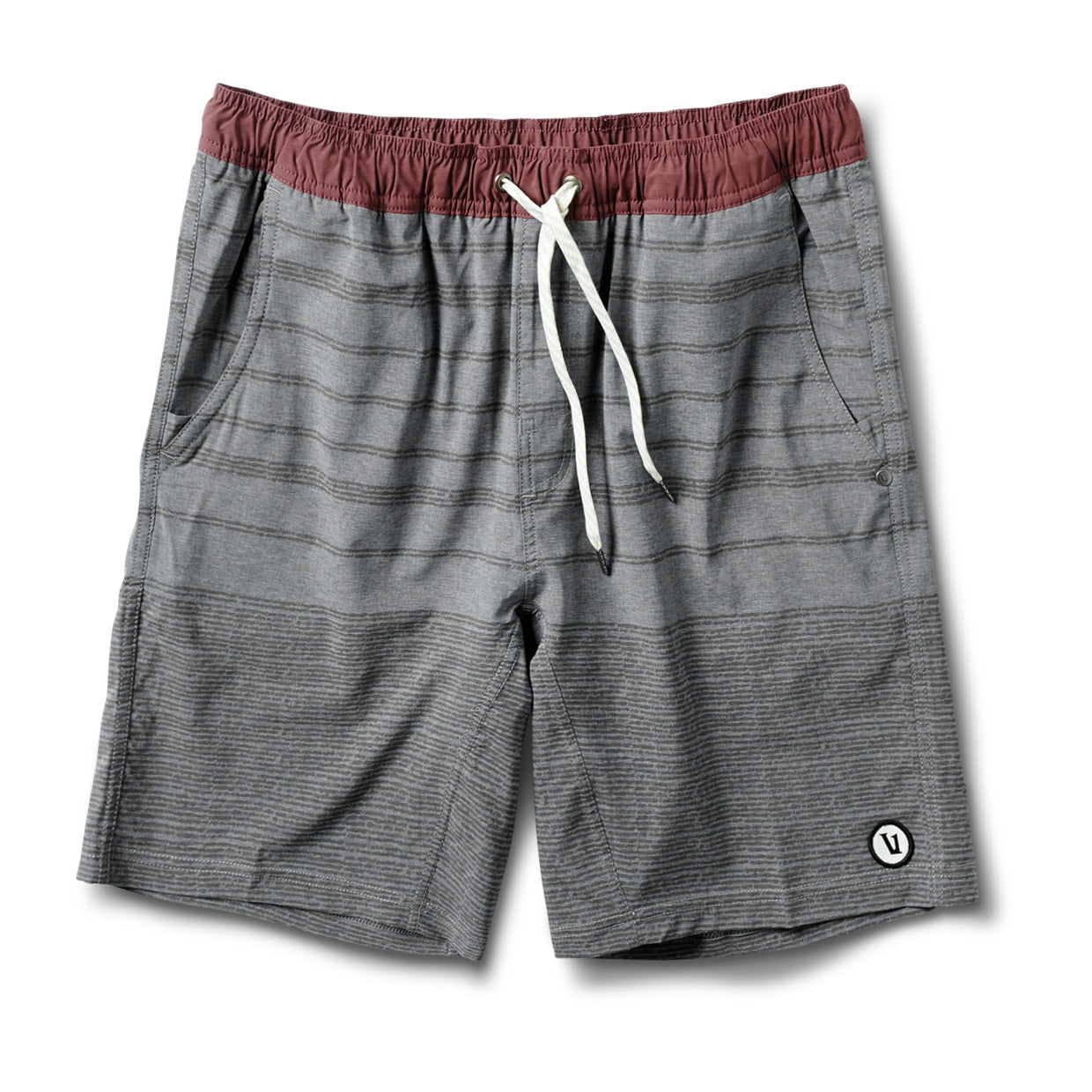 Kore Short Lined 7" | Grey Varied Stripe