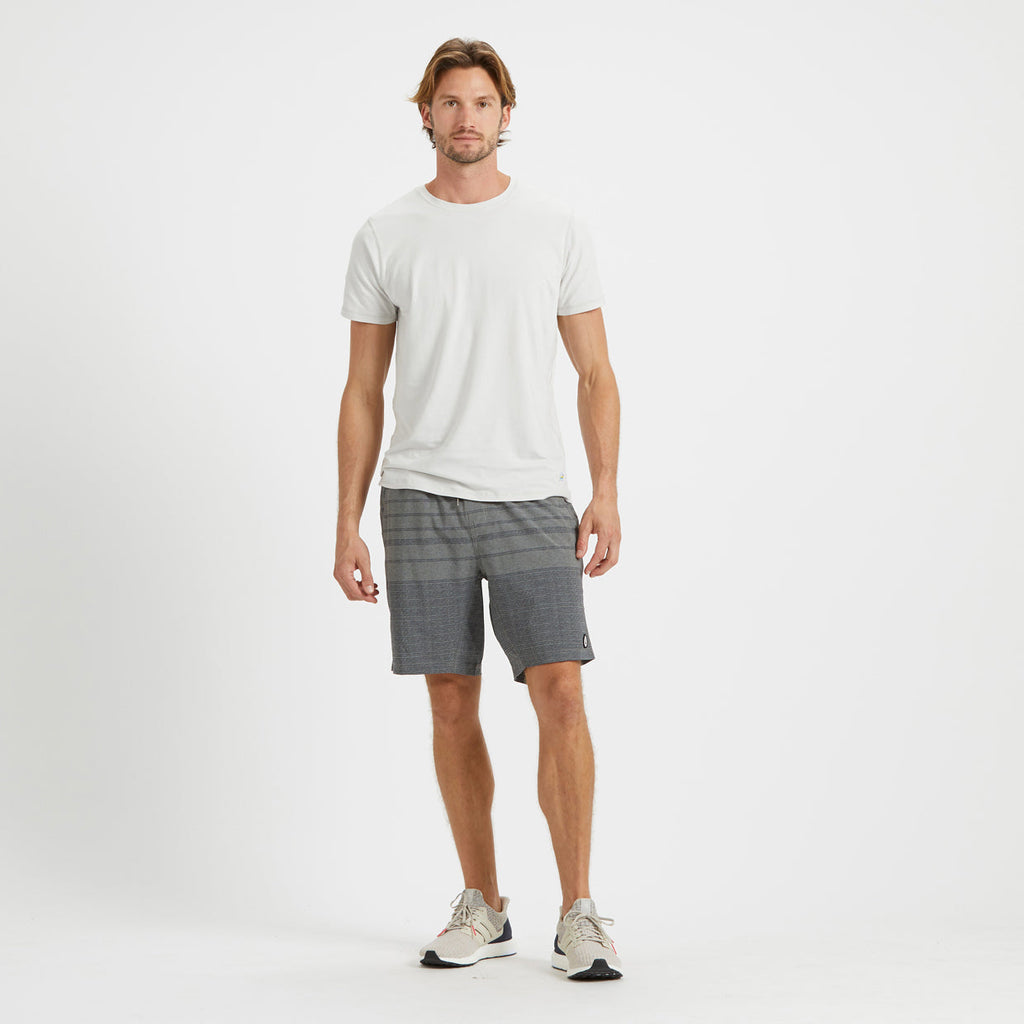 Kore Short Lined 7" | Grey Varied Stripe
