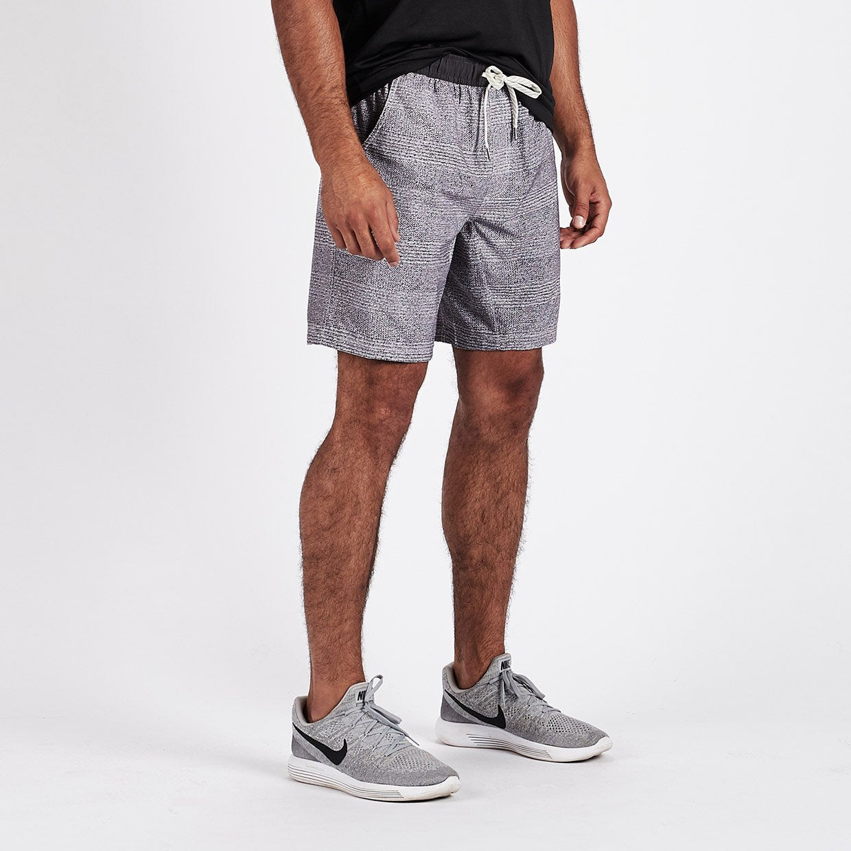 Kore Short | Grey Weave Texture