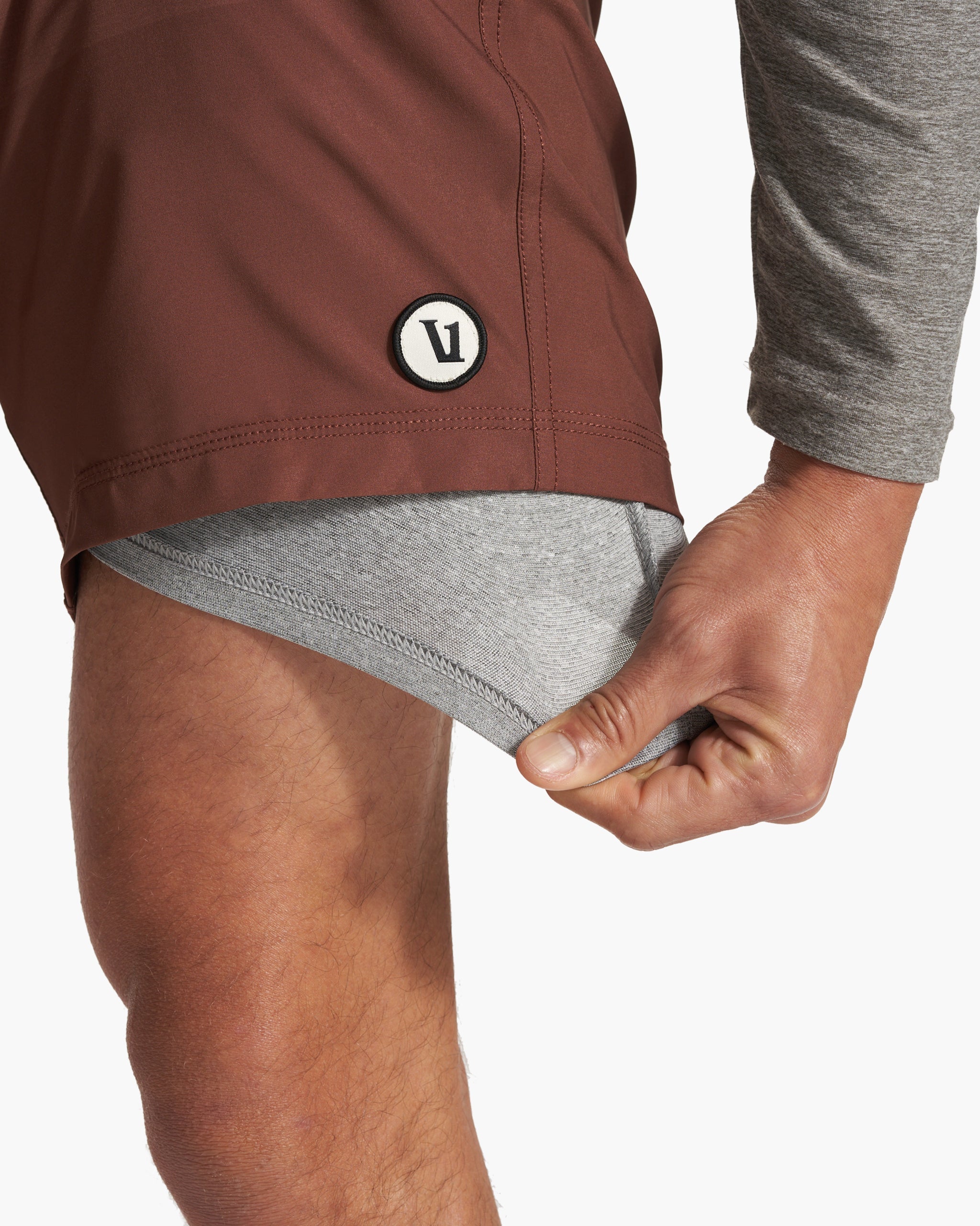 Kore Short Lined 7" | Hazelnut Texture Block