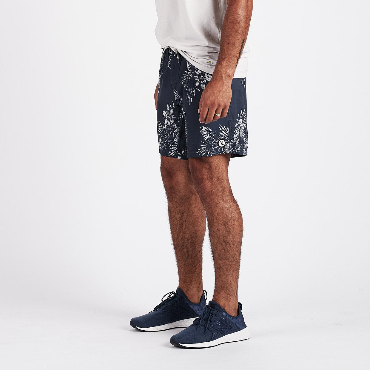 Kore Short Lined 7" | Navy Vintage Floral