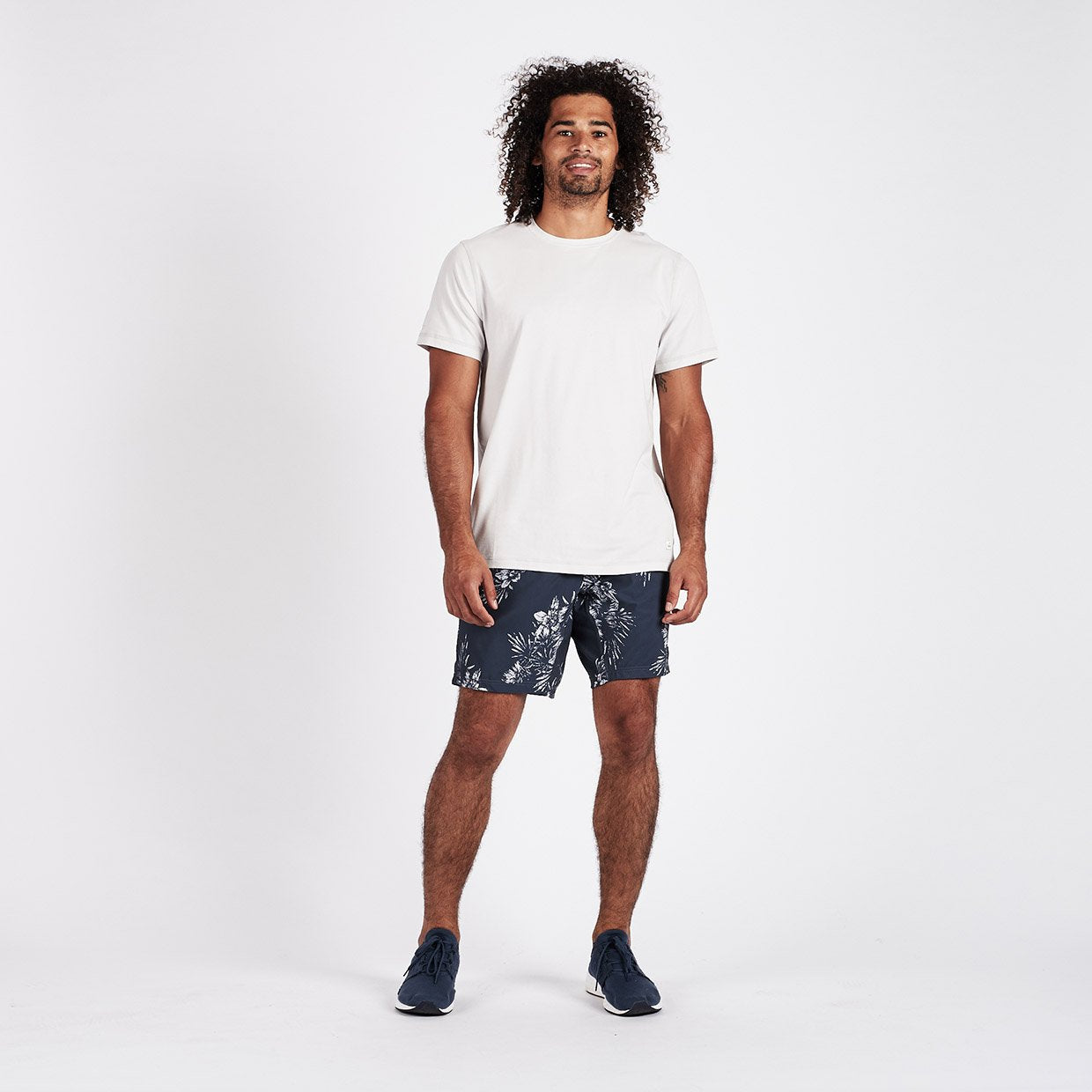 Kore Short Lined 7" | Navy Vintage Floral