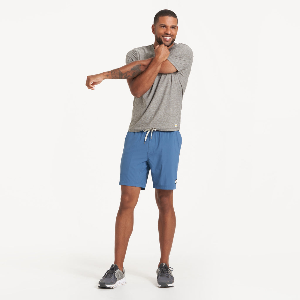 Kore Short Lined 7" | Pool Blue