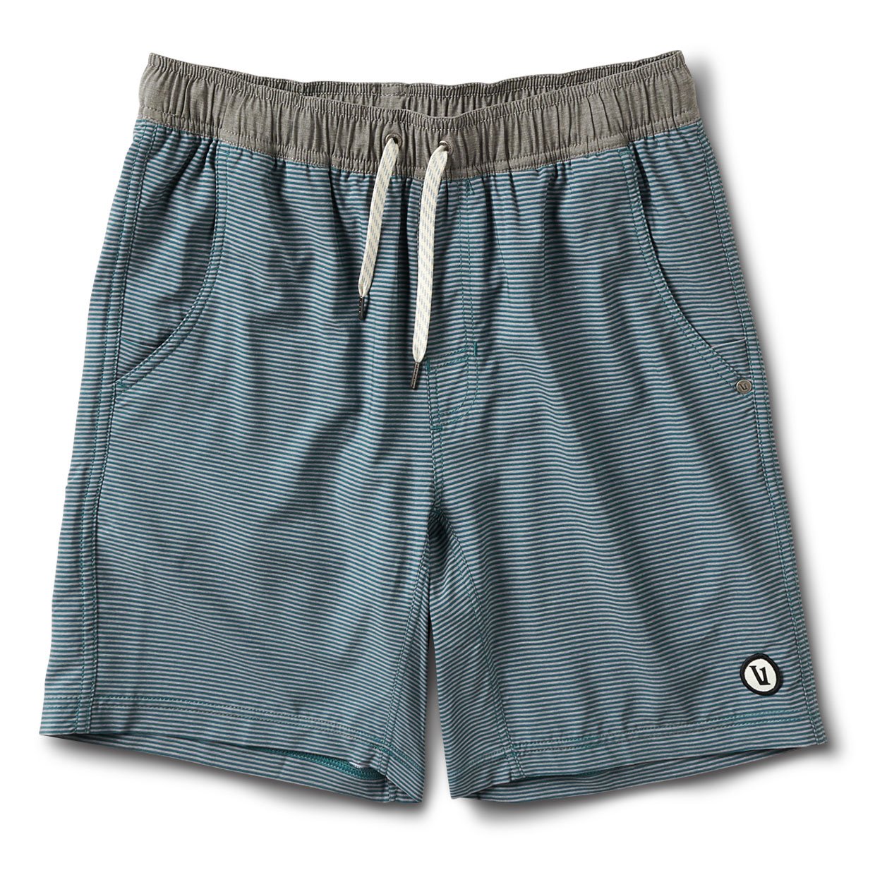 Kore Short Lined 7" | Palm Grey Stripe