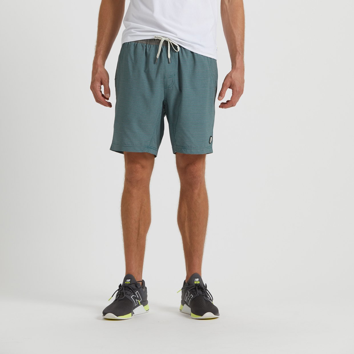 Kore Short Lined 7" | Palm Grey Stripe