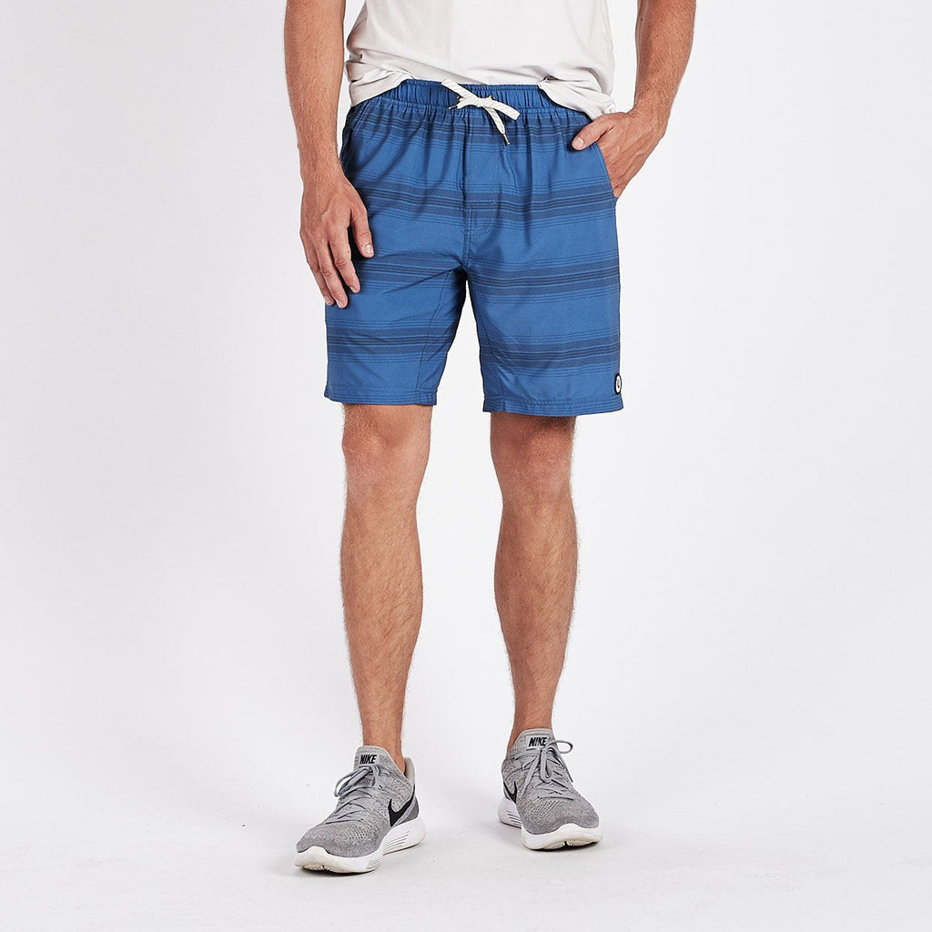 Kore Short Lined 7" | Sea Charcoal Stripe