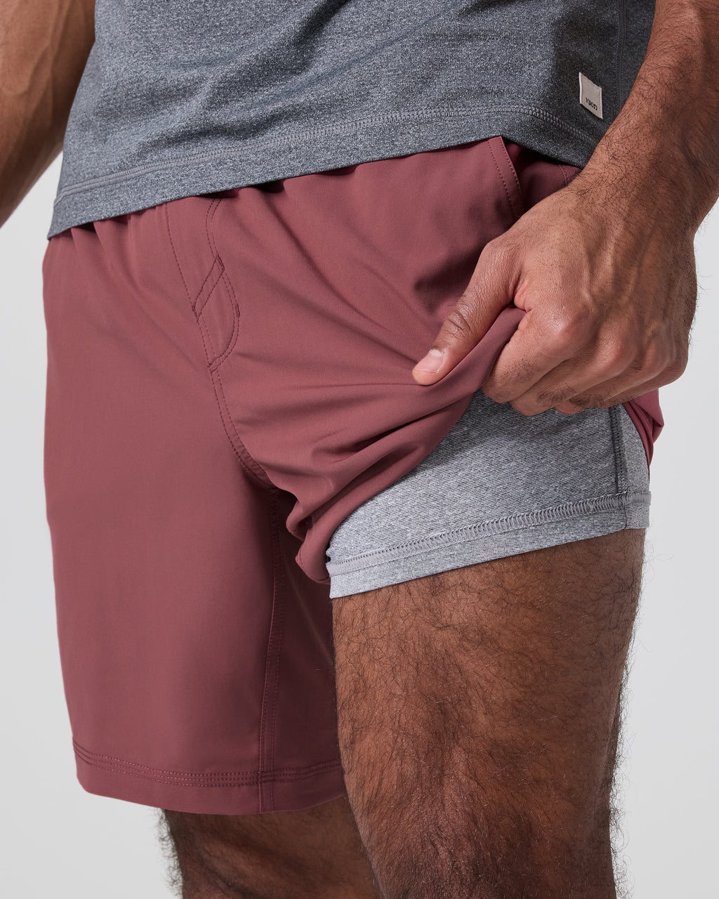 Kore Short Lined 7" | Saltwater Red