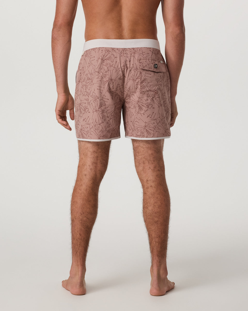 Cruise Boardshort 5" | Zion Rose Water Lily