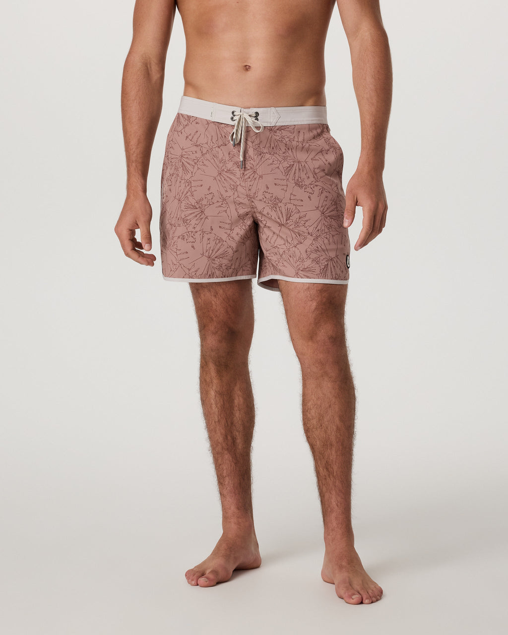 Cruise Boardshort 5" | Zion Rose Water Lily