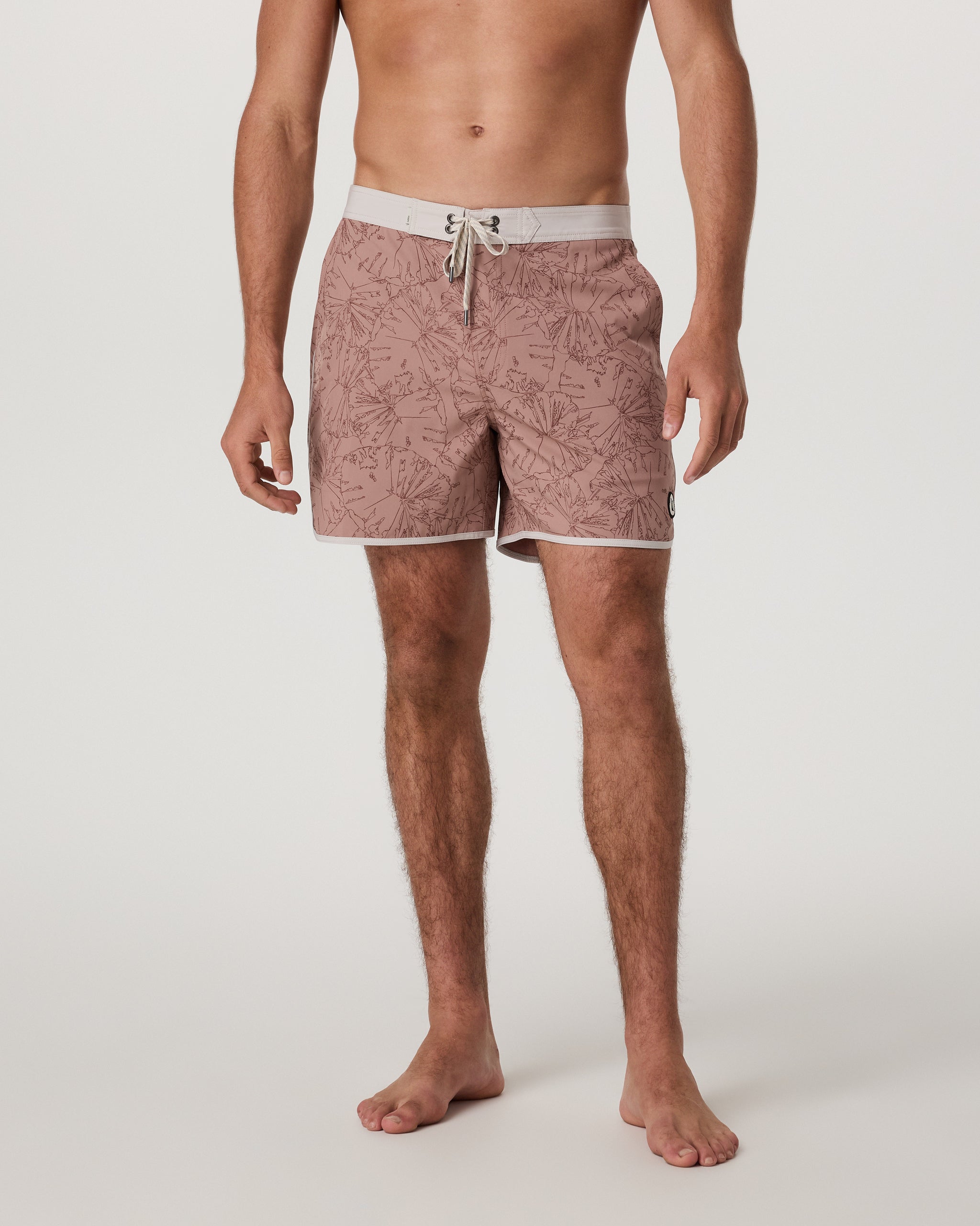 Cruise Boardshort 5" | Zion Rose Water Lily