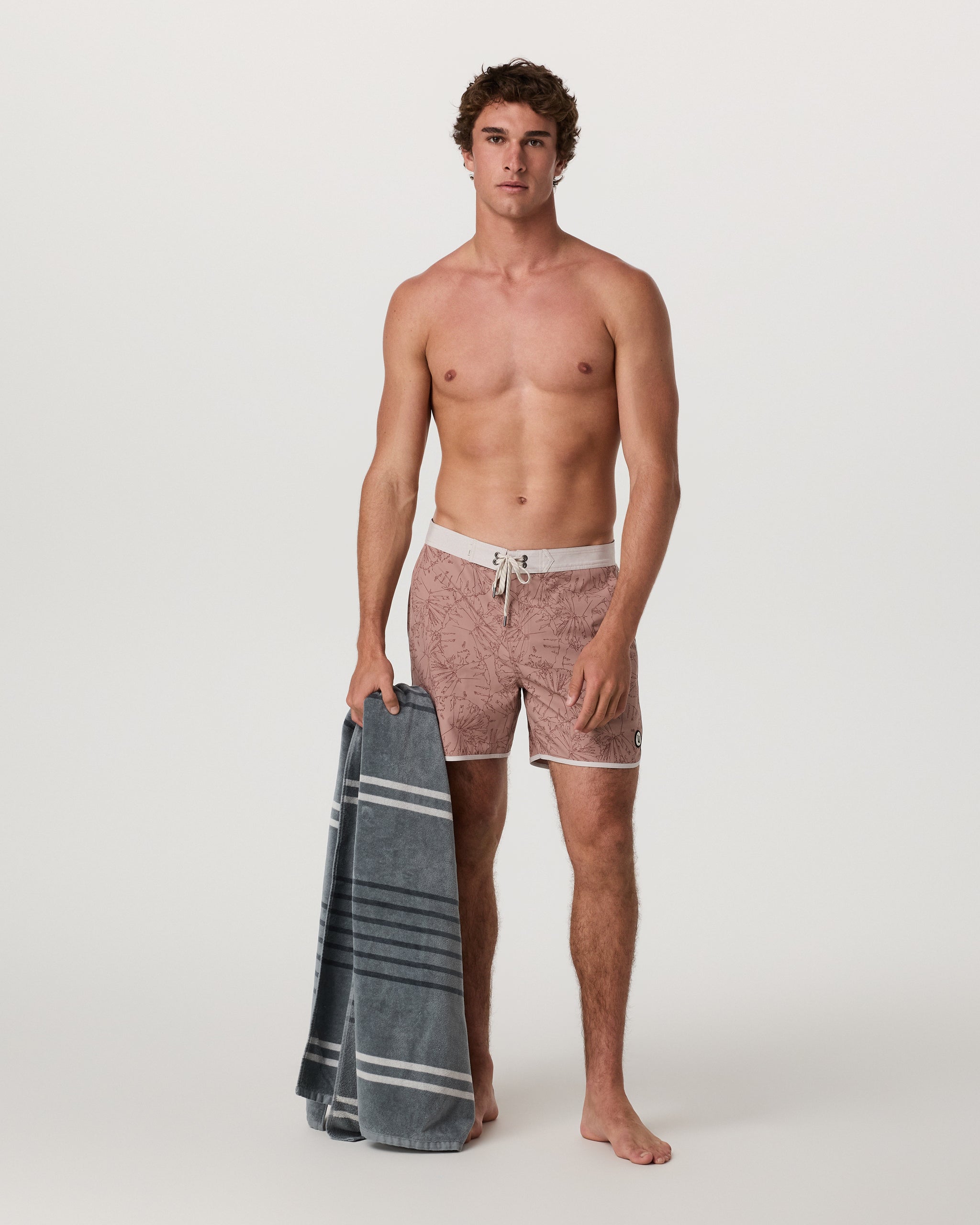 Cruise Boardshort 5" | Zion Rose Water Lily