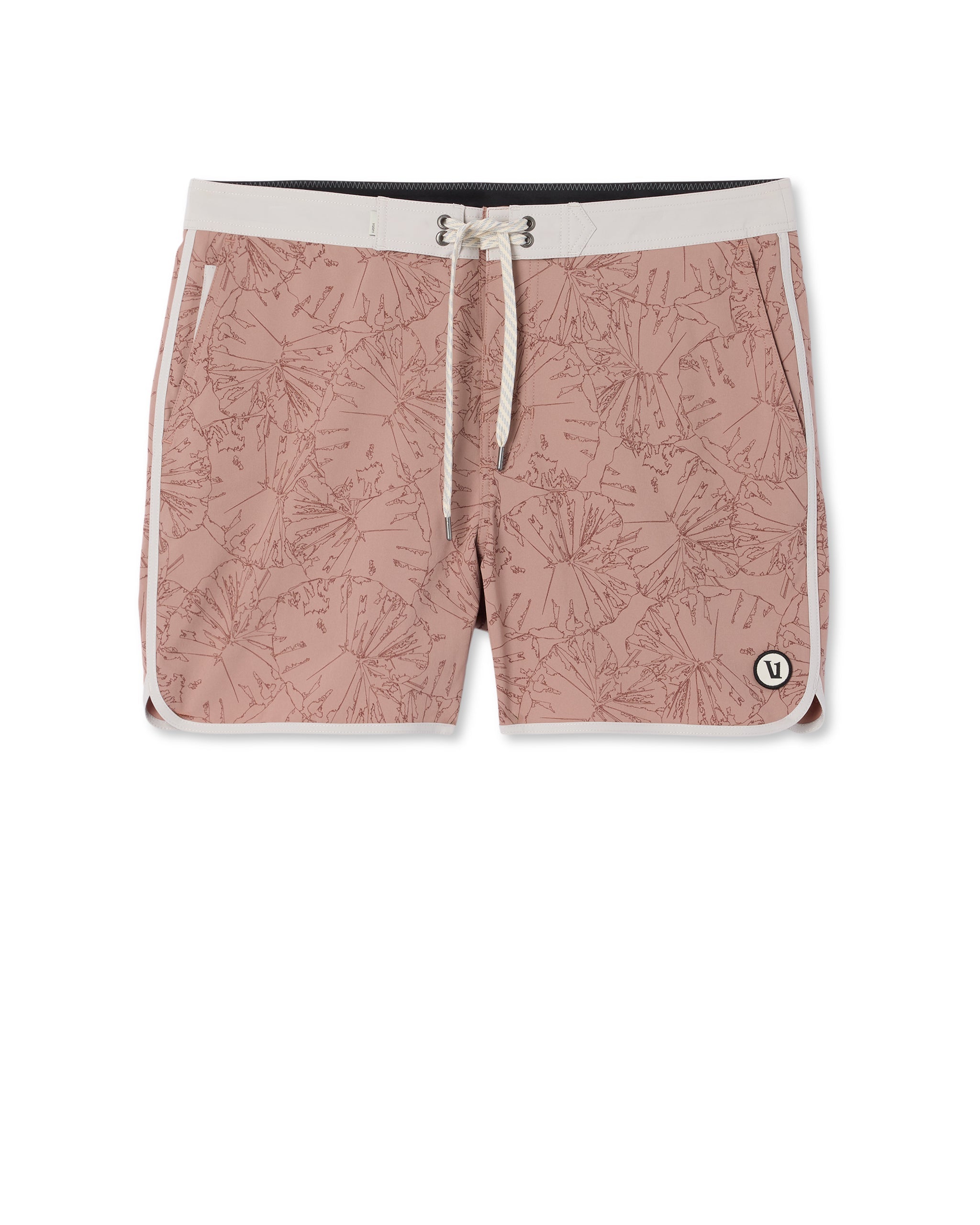 Cruise Boardshort 5" | Zion Rose Water Lily