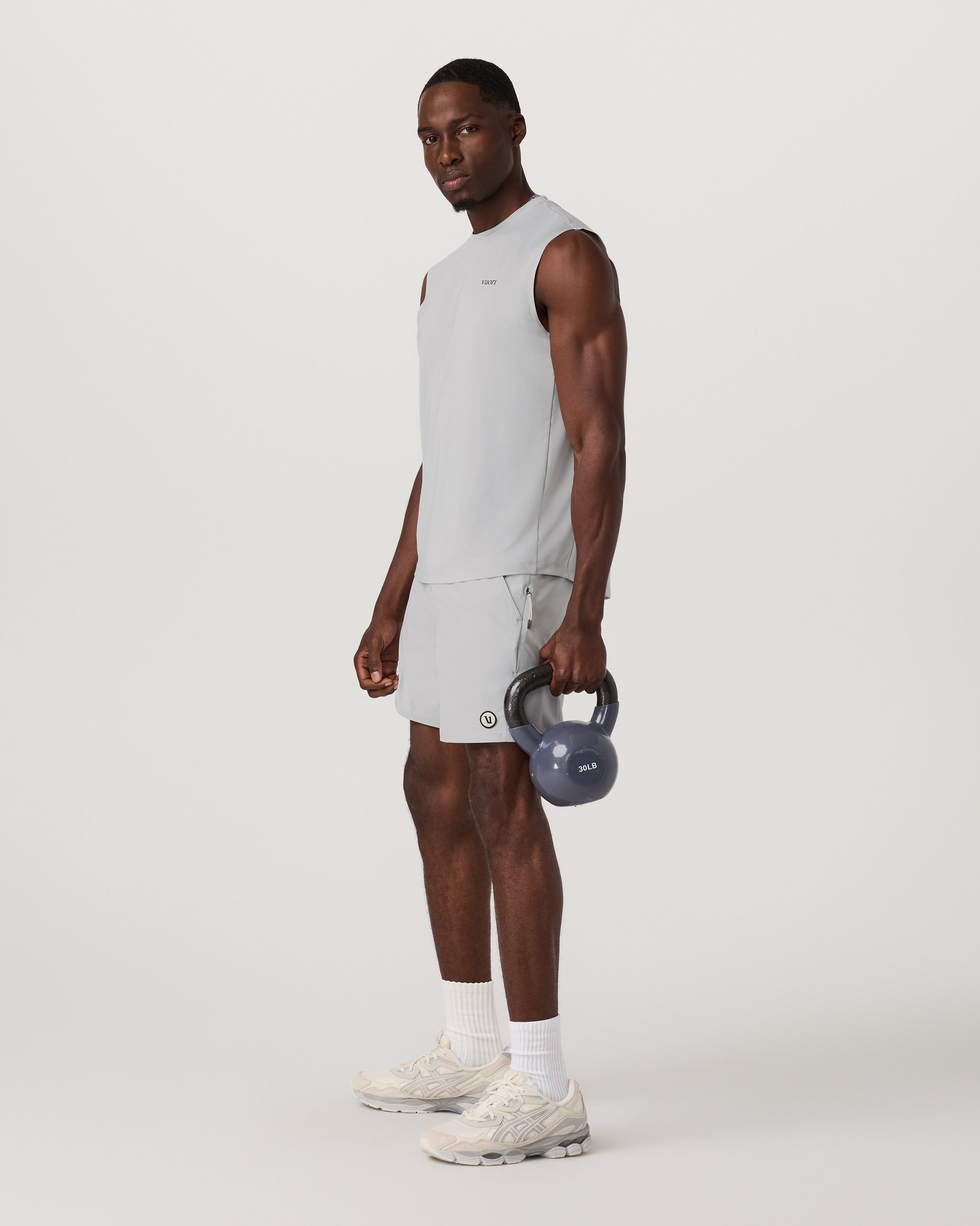 Maverick Volley Short Lined | Sky Grey