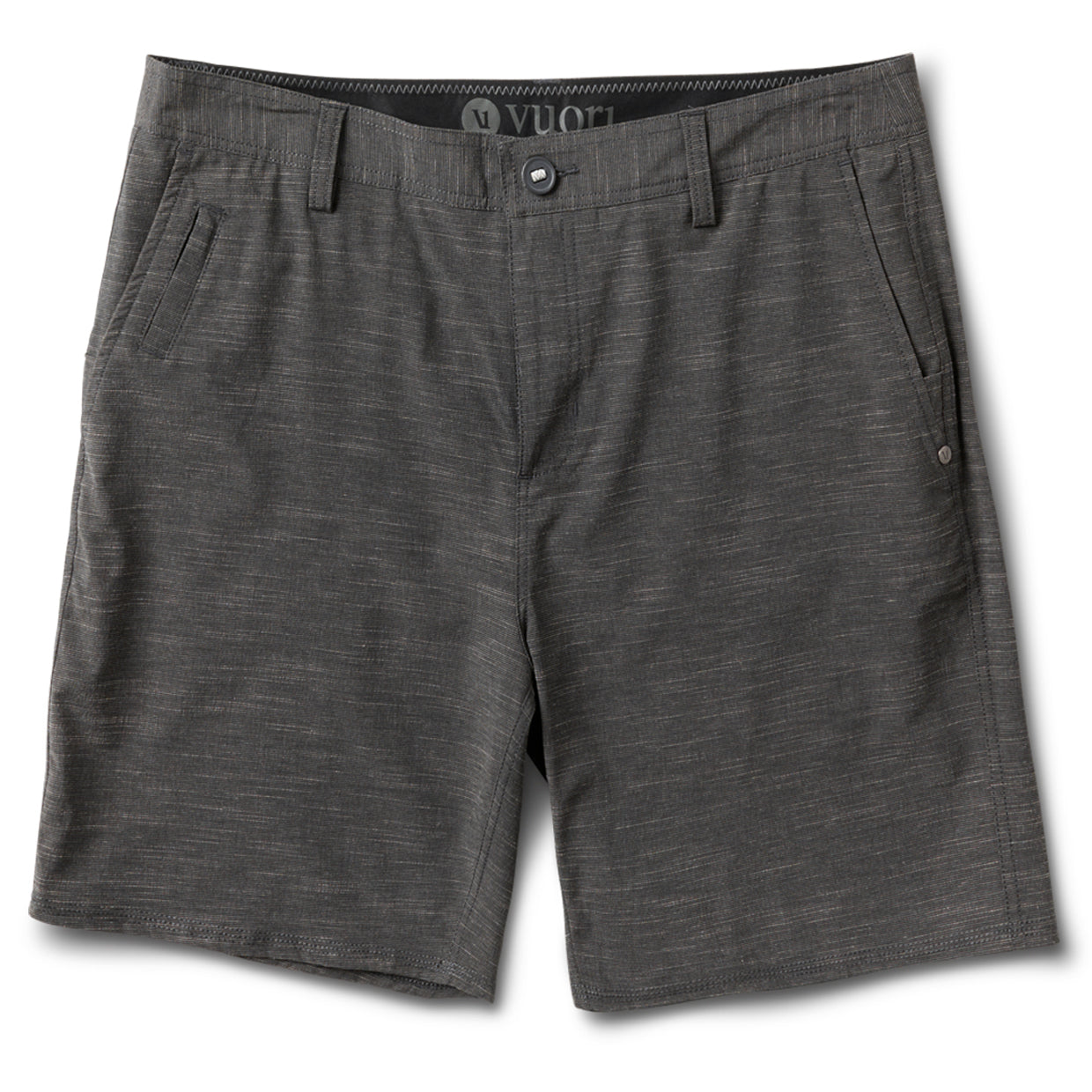 Maldive Short | Black Textured Stripe