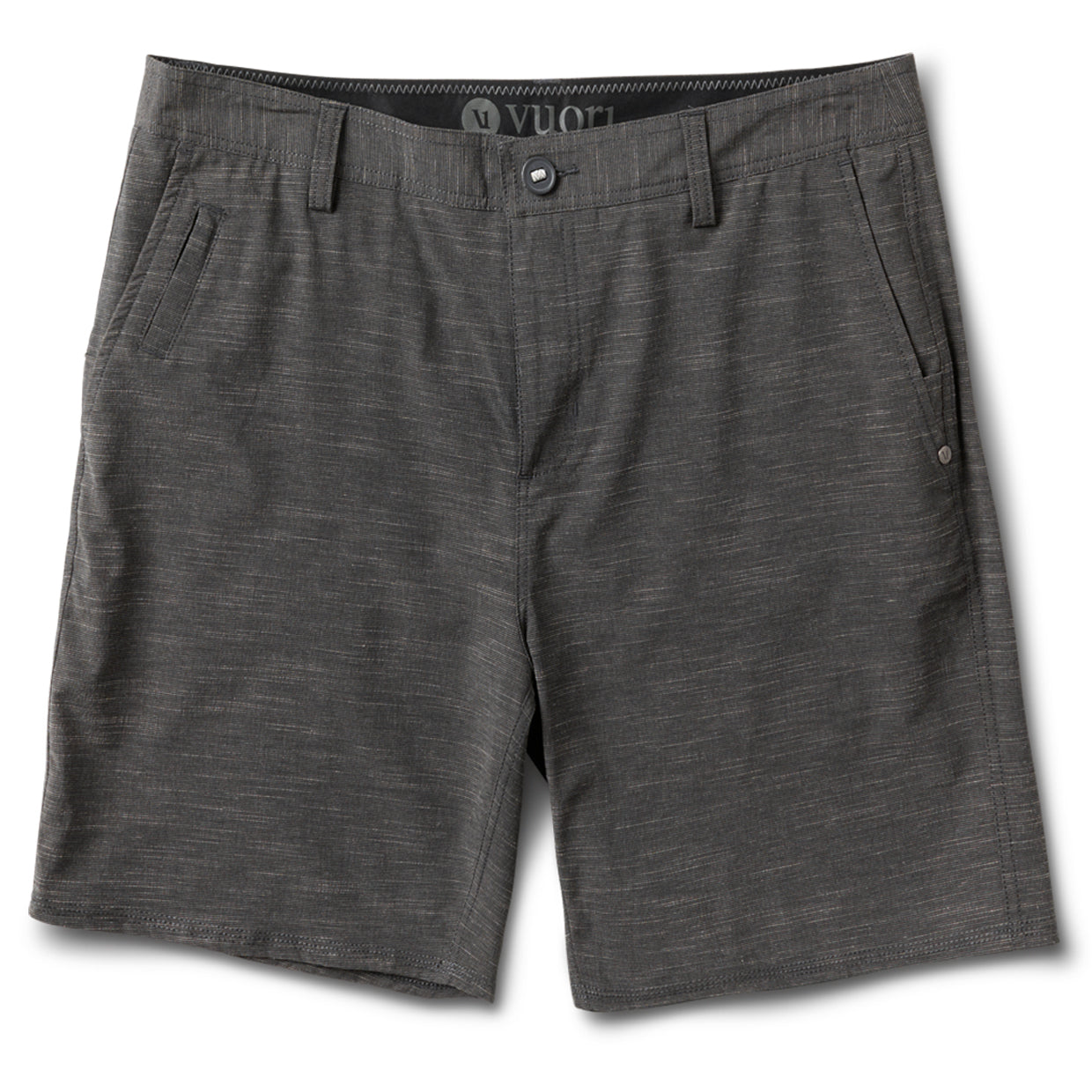 Maldive Short | Black Linen Texture