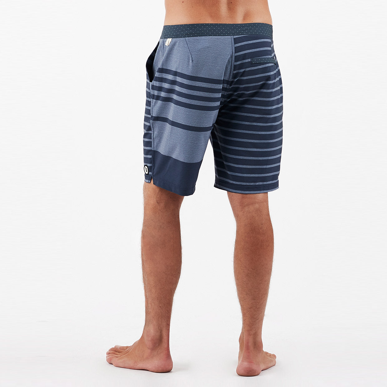 Equator Boardshort | Navy Asym Block