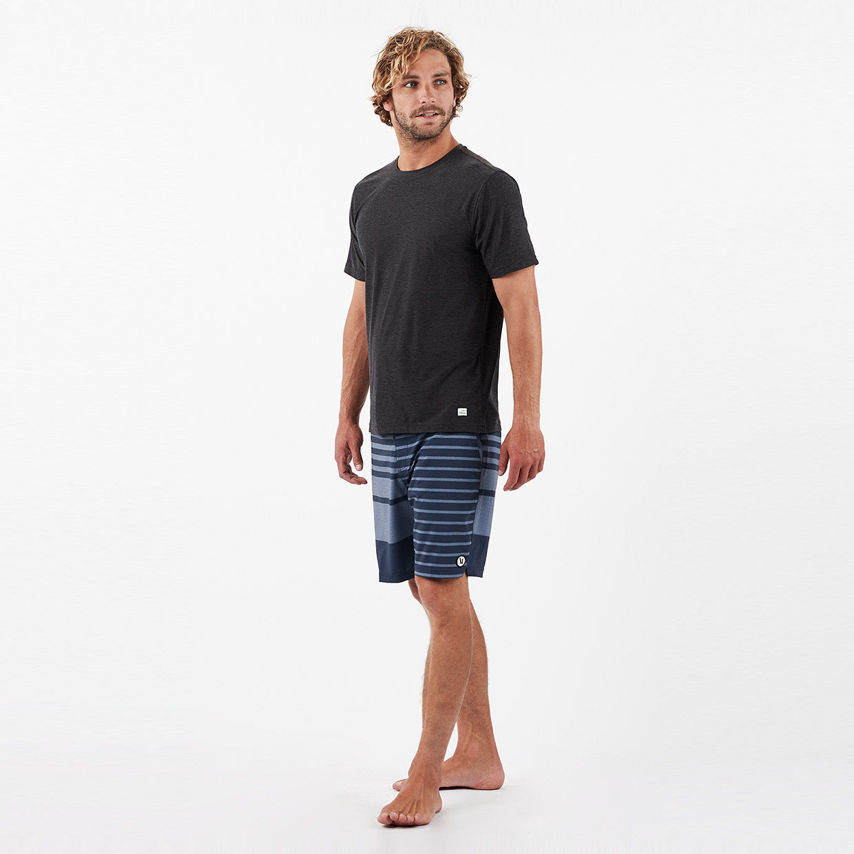 Equator Boardshort | Navy Asym Block