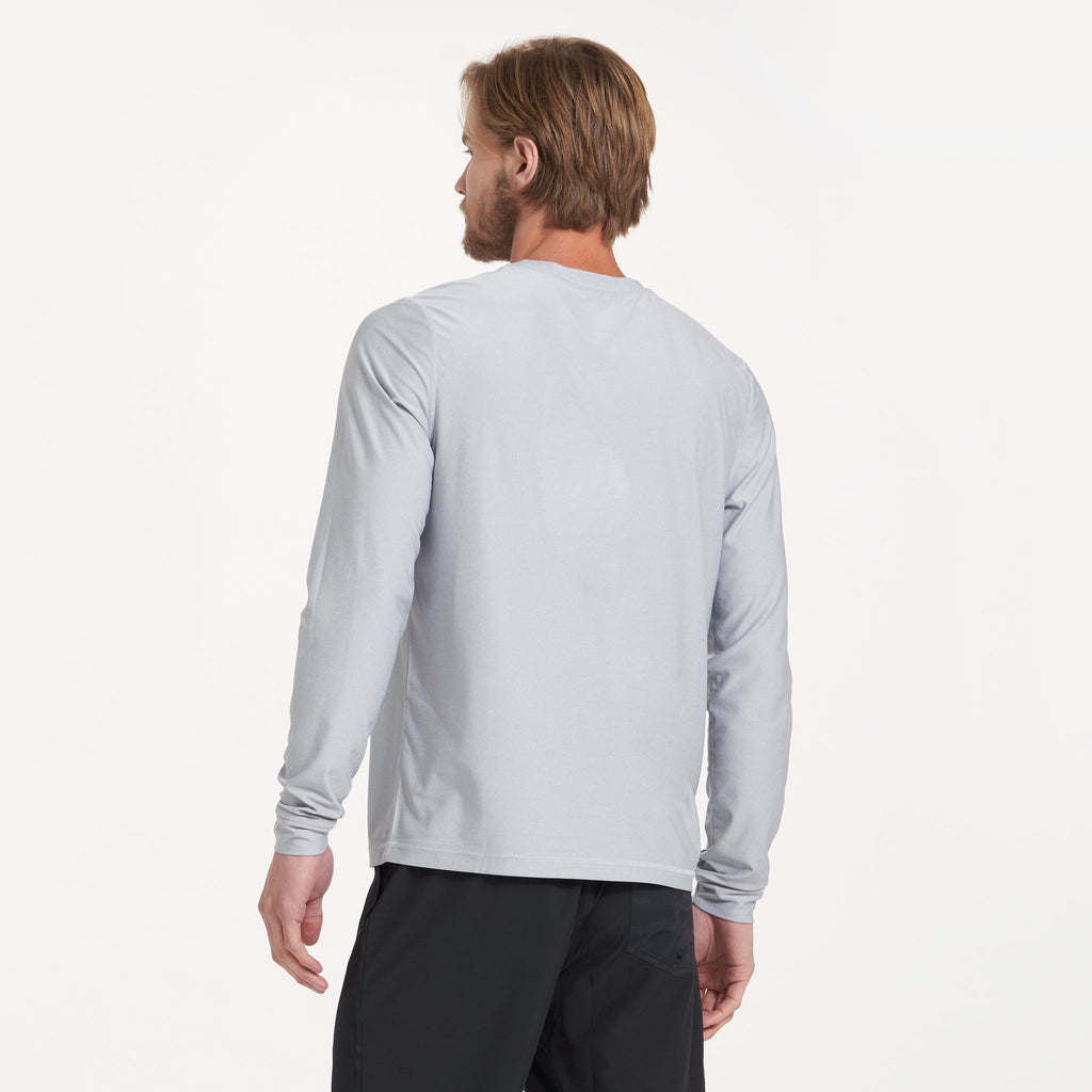 Long-Sleeve Uluwatu 2.0 Water Tee | Platinum Heather