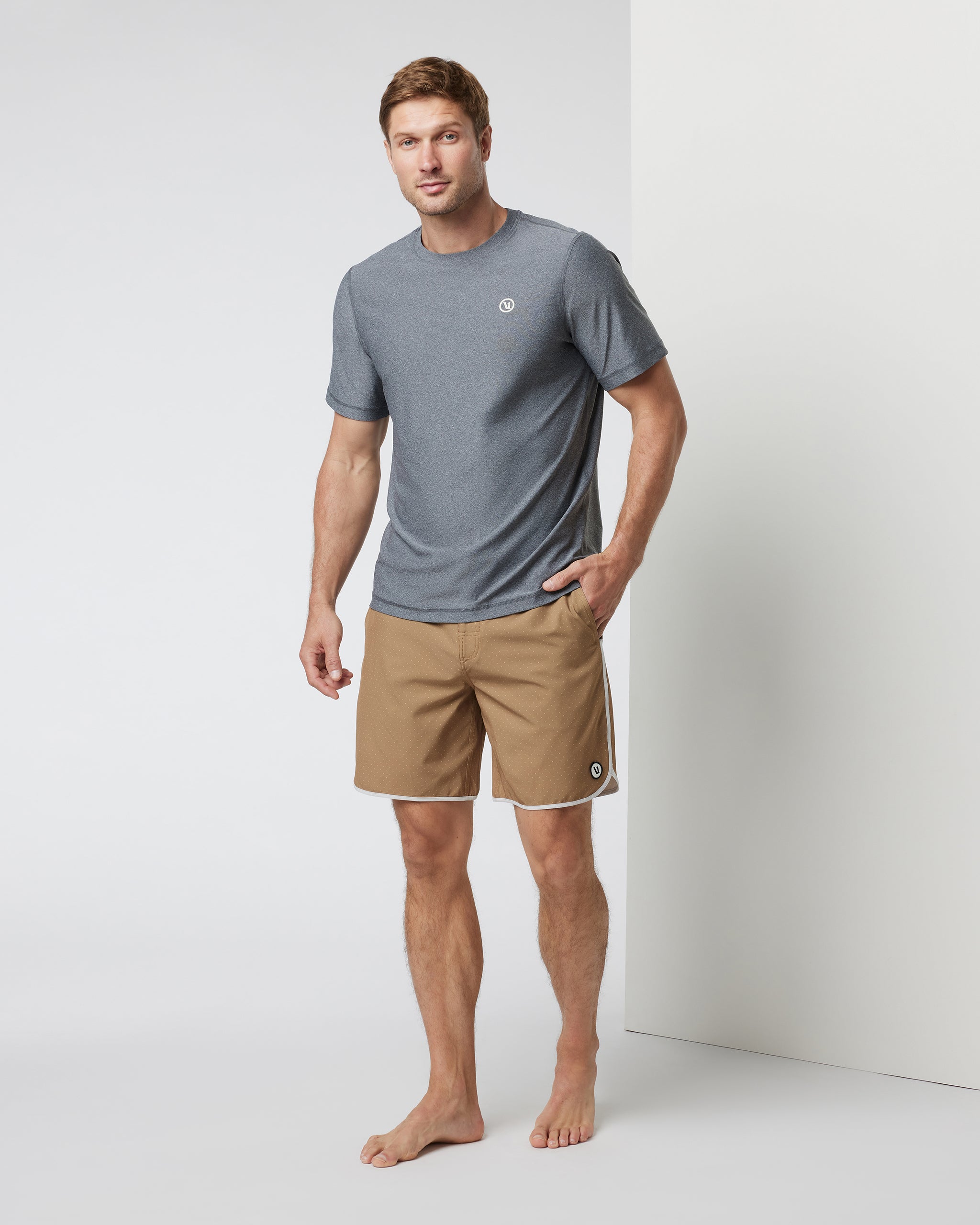Cruise Boardshort | Bronze Micro Dot
