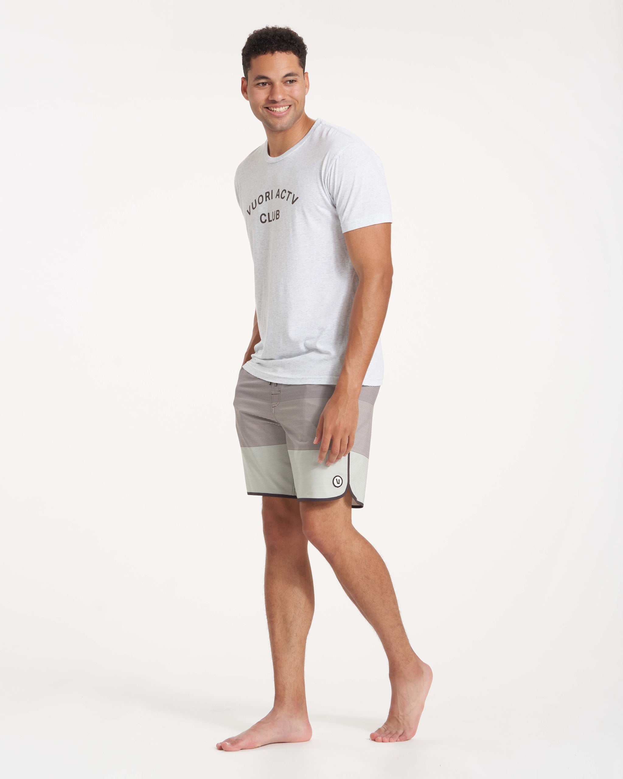 Cruise Boardshort | Smoke Wave Stripe