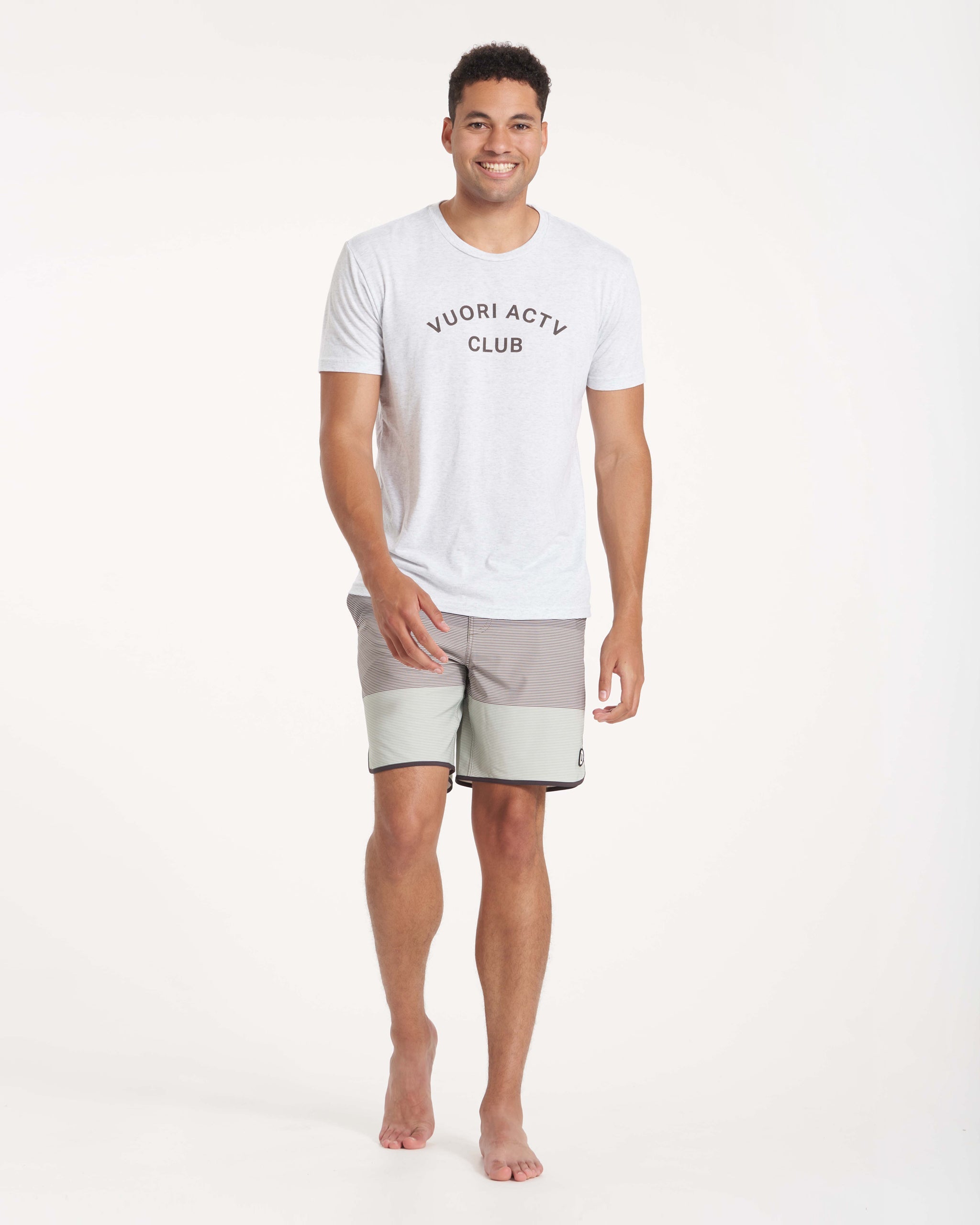 Cruise Boardshort | Smoke Wave Stripe