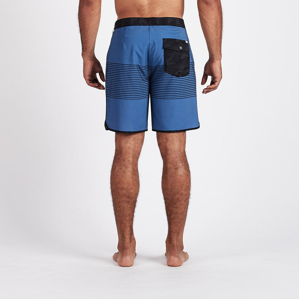 Cruise Boardshort | Sea Charcoal Stripe