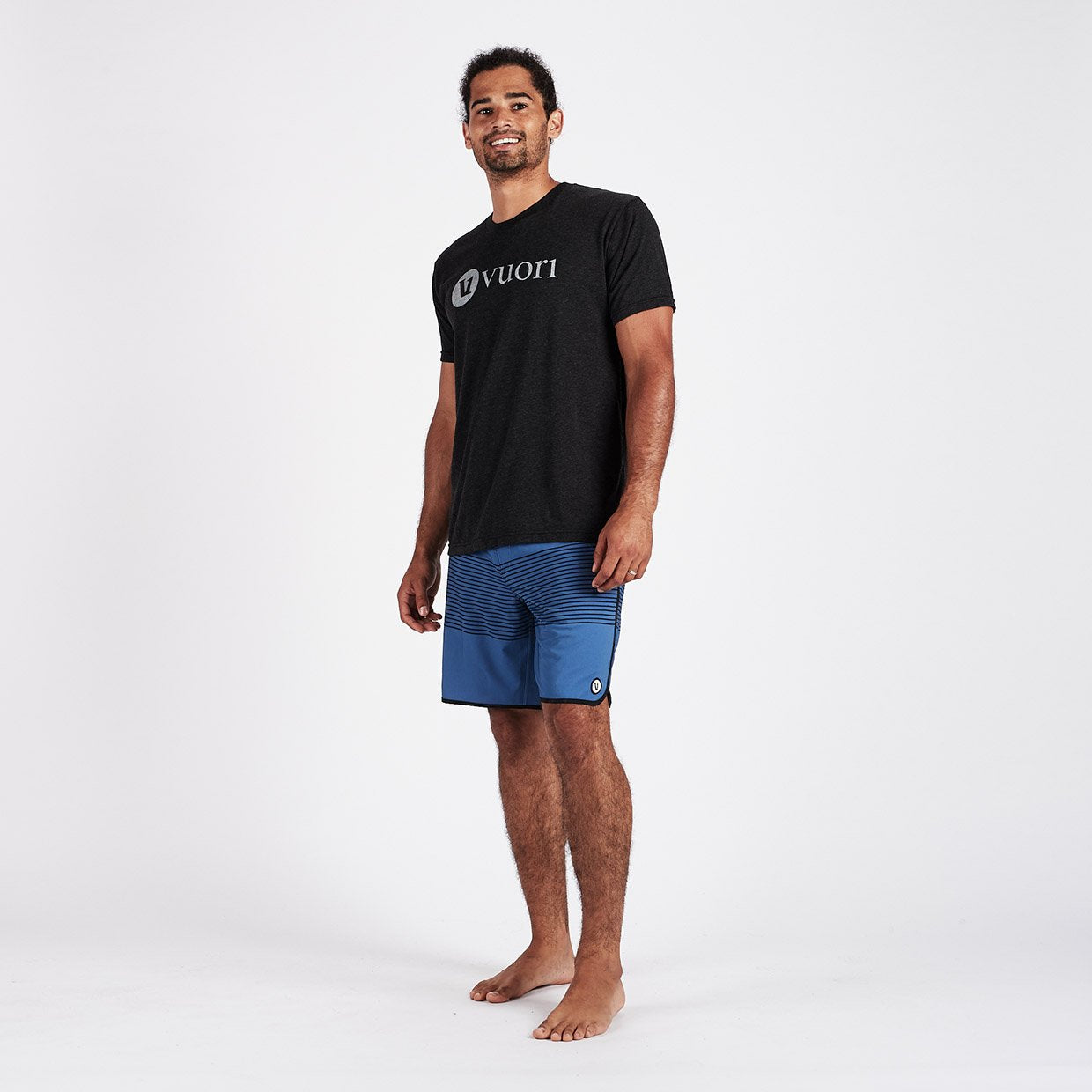 Cruise Boardshort | Sea Charcoal Stripe