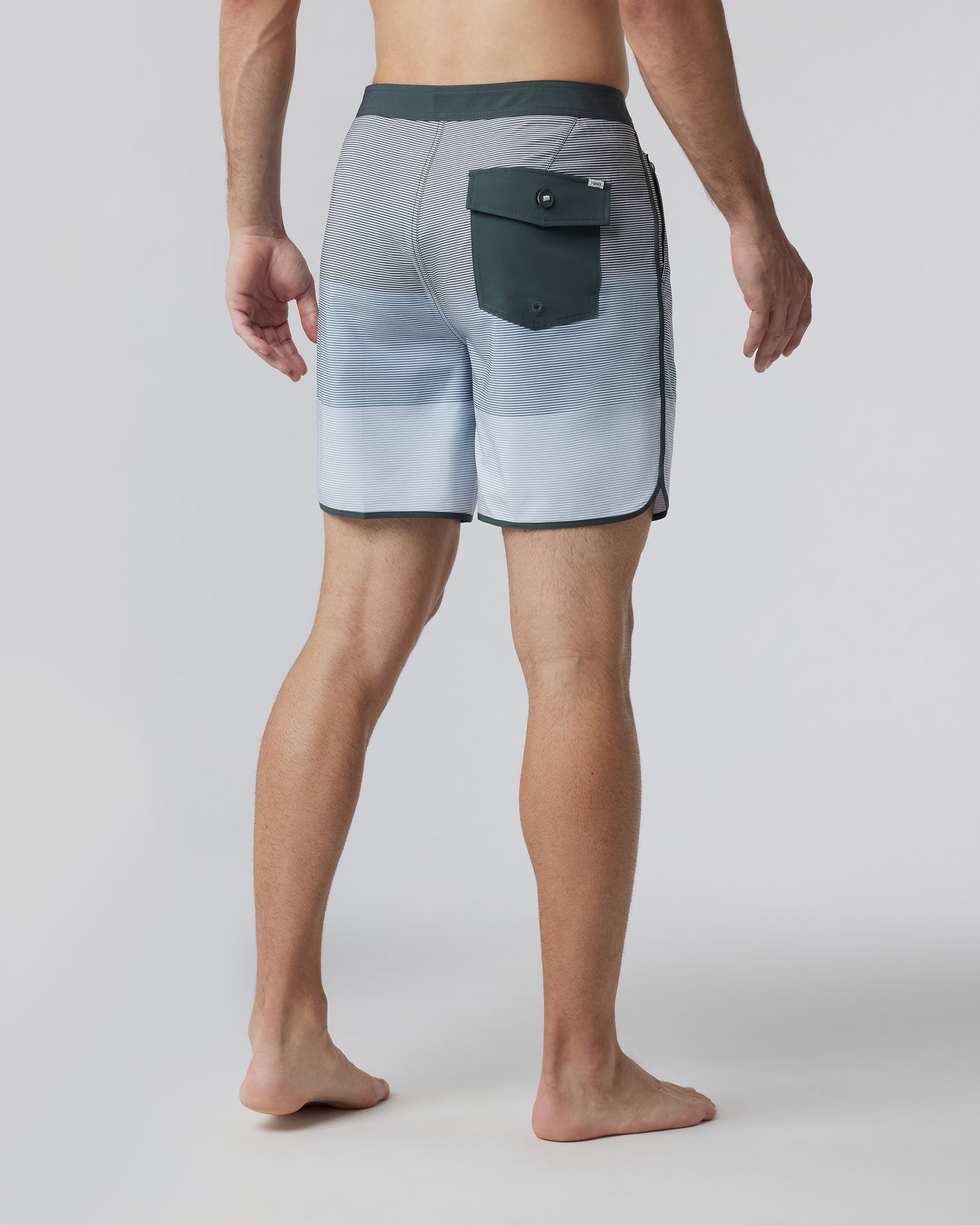 Cruise Boardshort | Smoked Beryl Wave Stripe