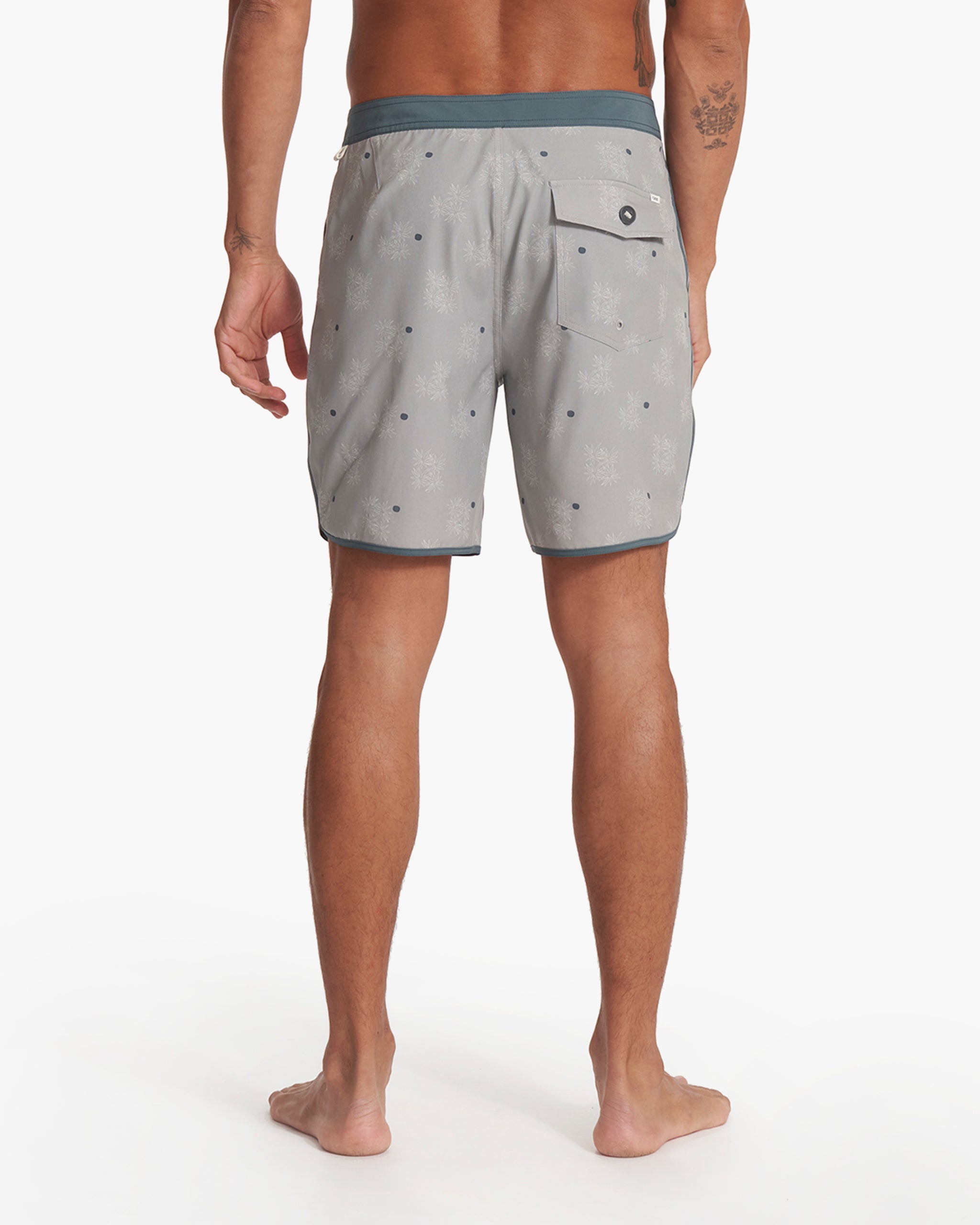 Cruise Boardshort | White Sage Desert Bloom