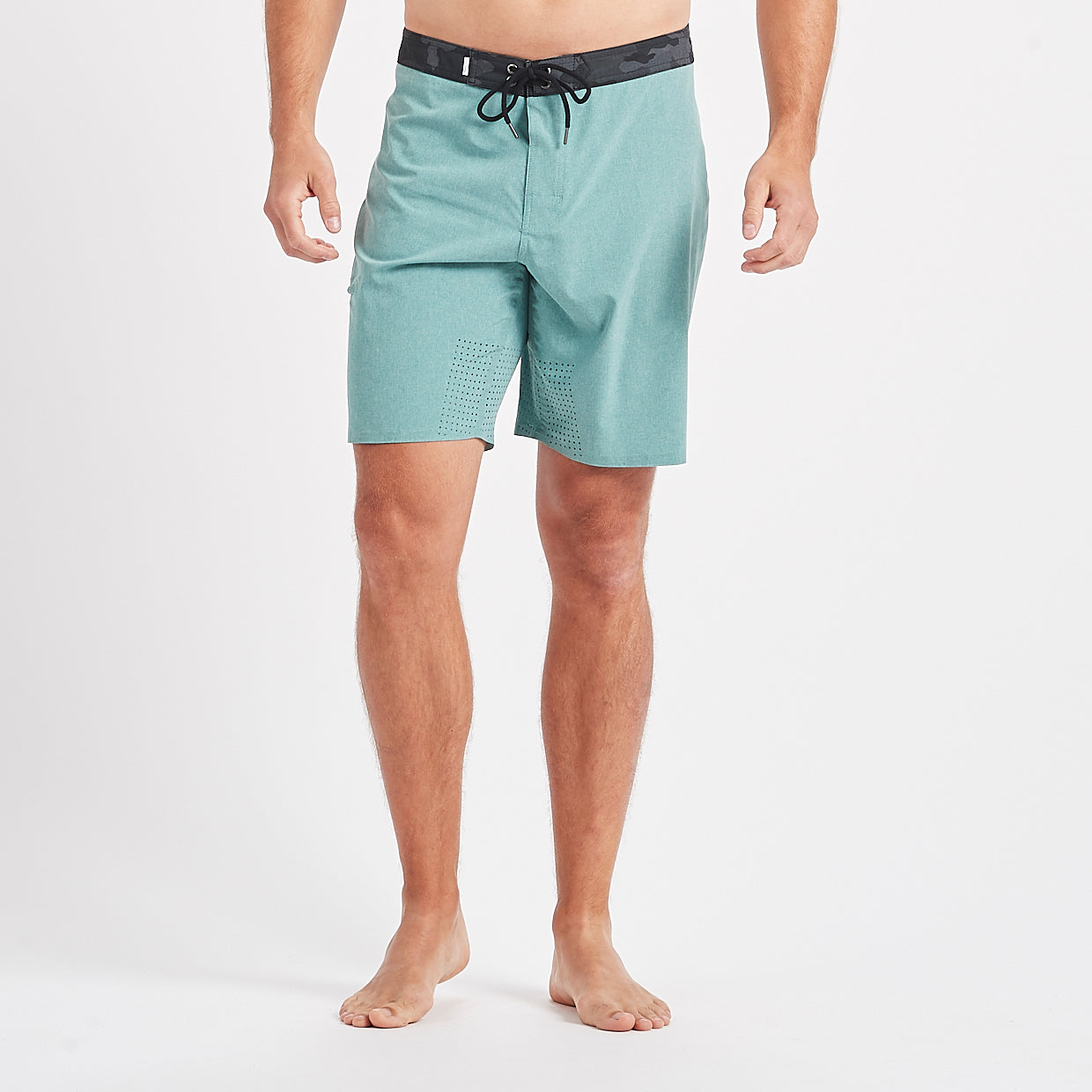Sonic Seamless Boardshort | Aloe Linen Texture