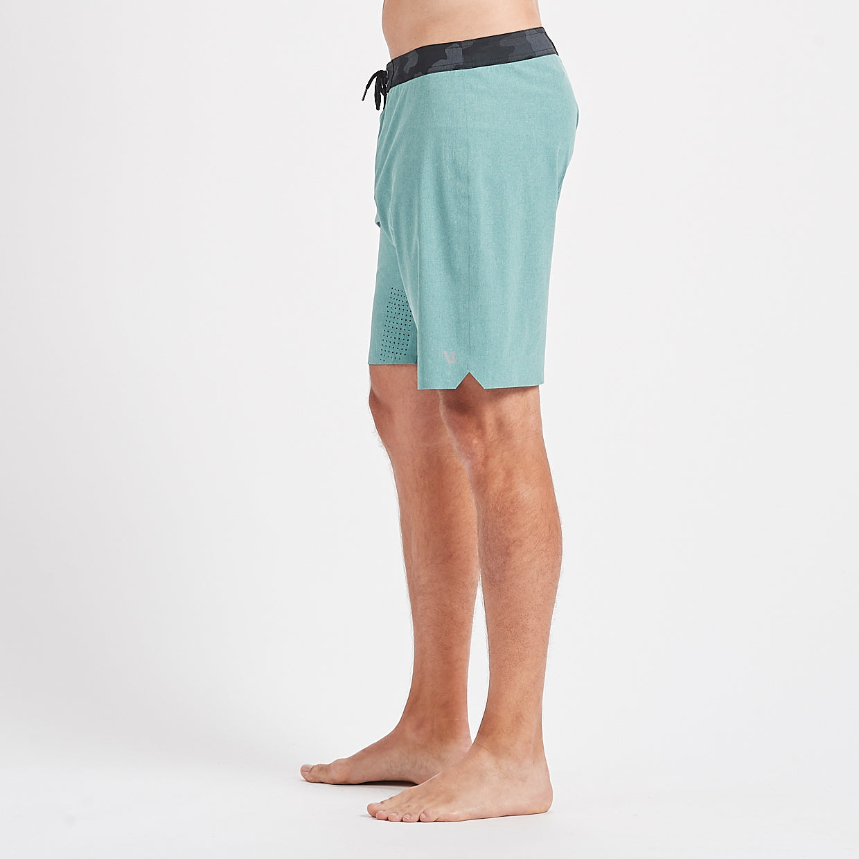Sonic Seamless Boardshort | Aloe Linen Texture