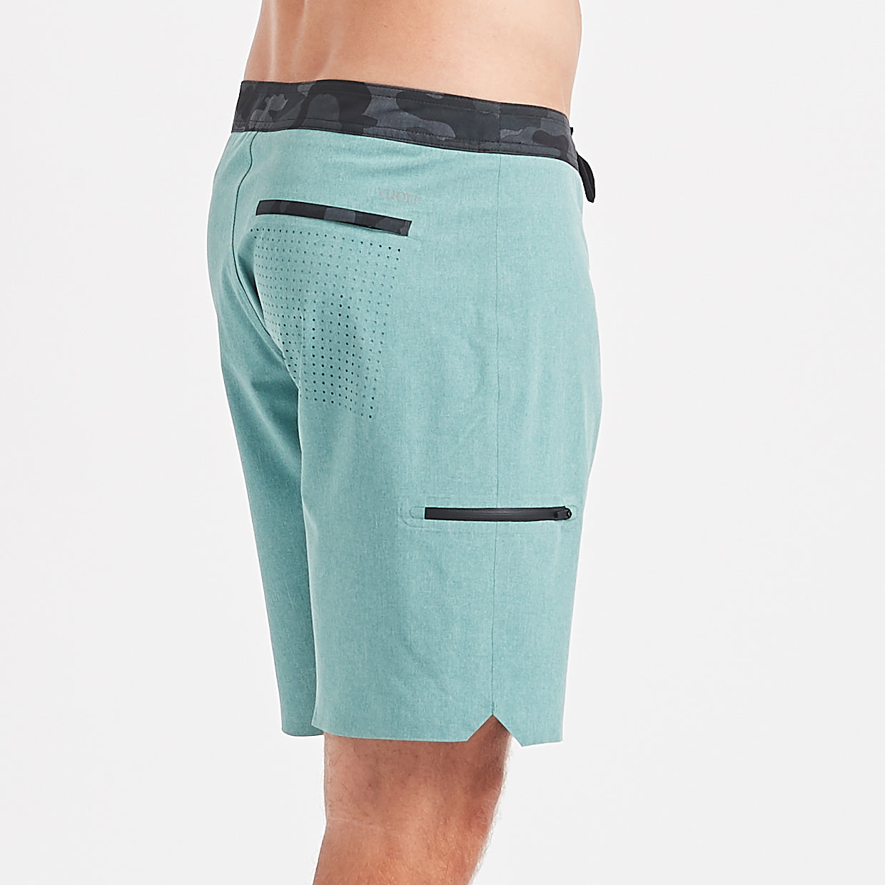 Sonic Seamless Boardshort | Aloe Linen Texture