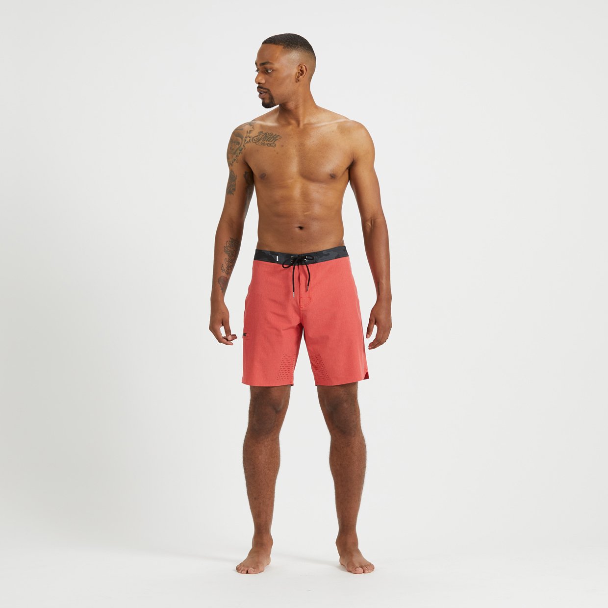 Sonic Seamless Boardshort | Melon Linen Texture