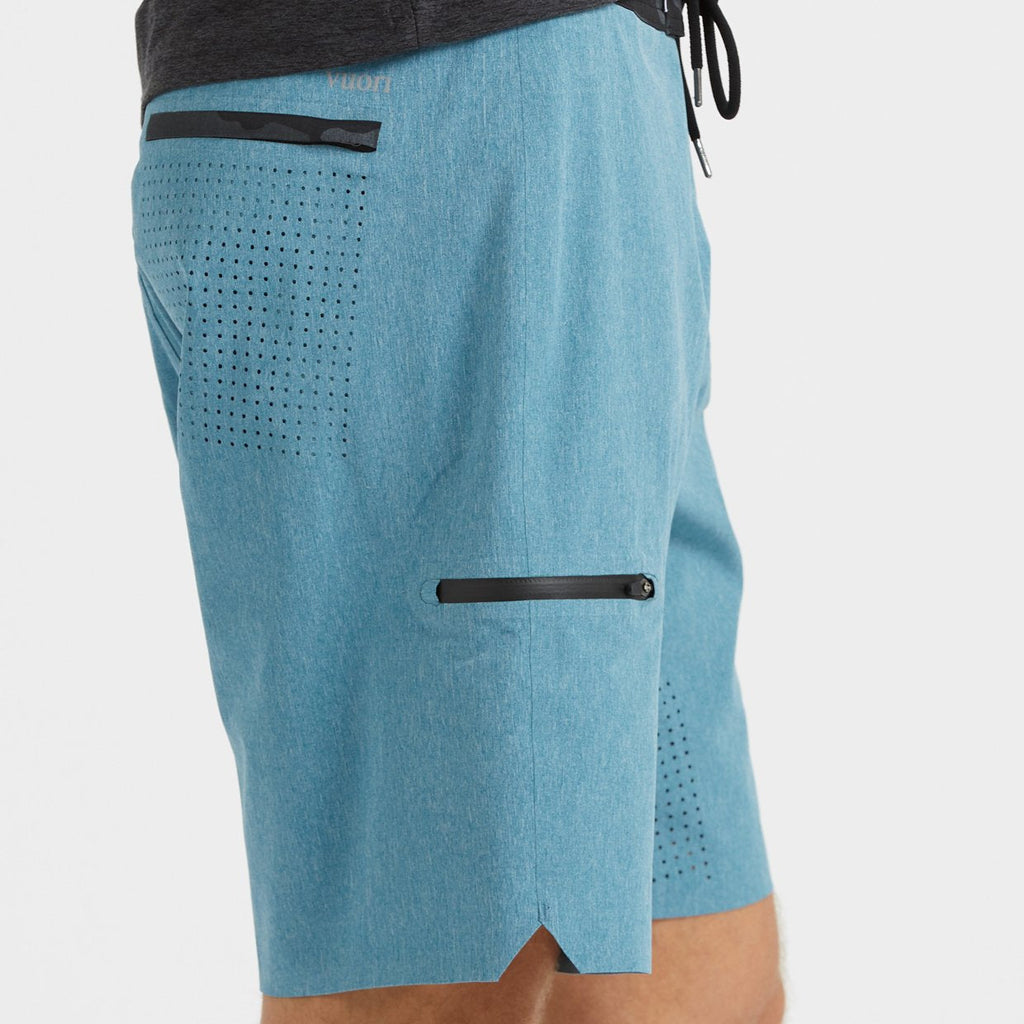 Sonic Seamless Boardshort | Sapphire Linen Texture