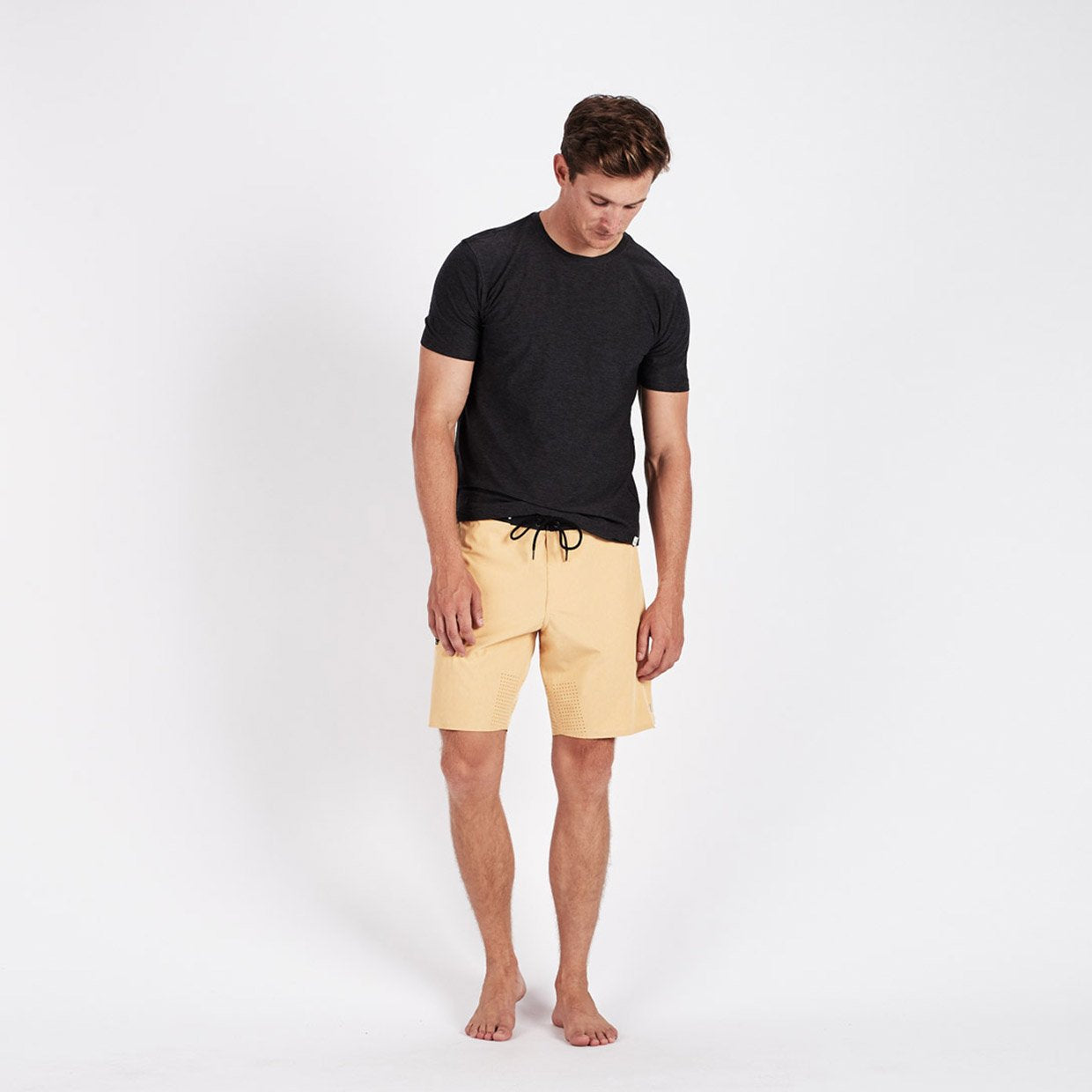 Sonic Seamless Boardshort | Saffron Linen Texture