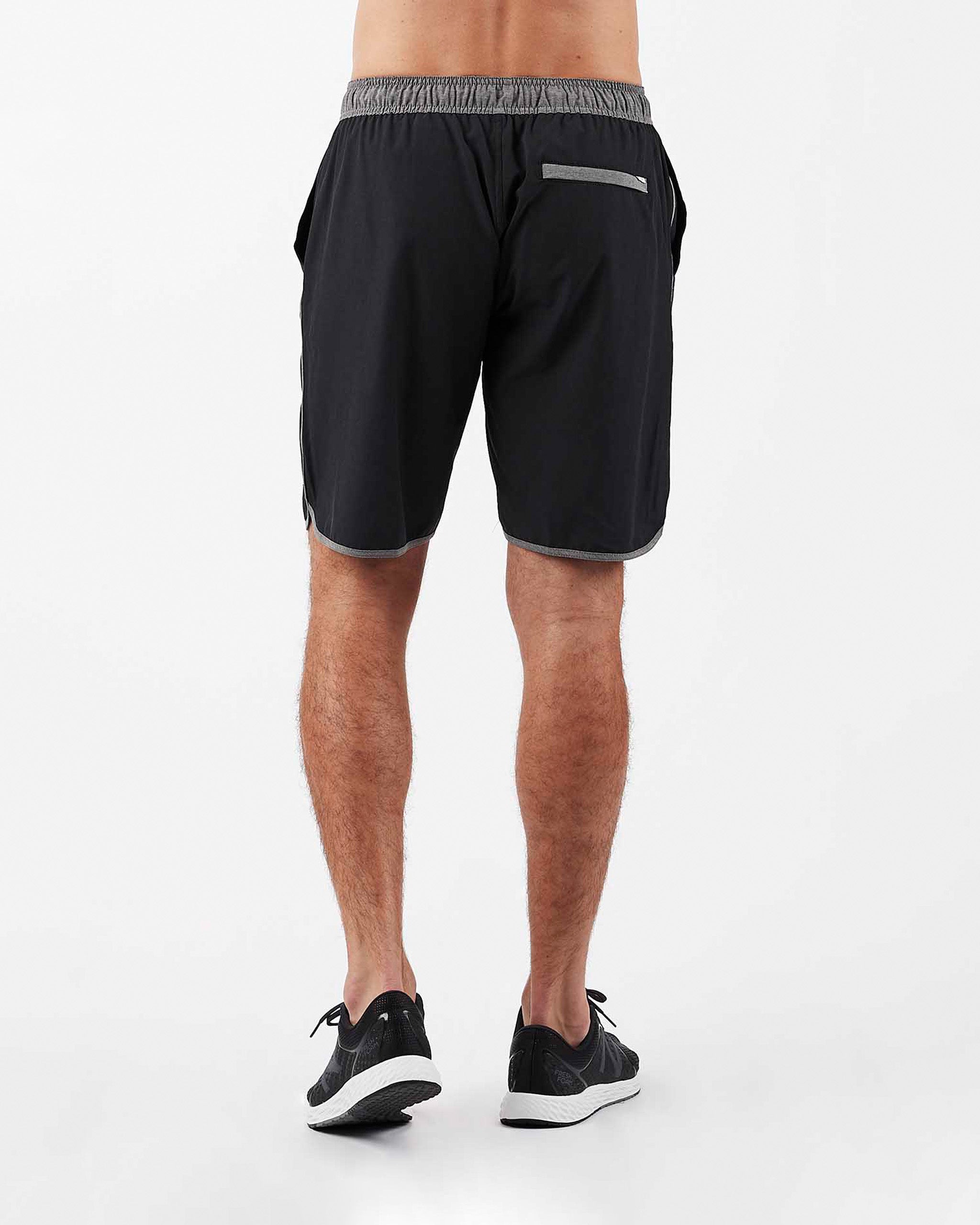 Banks Short | Black Linen Texture