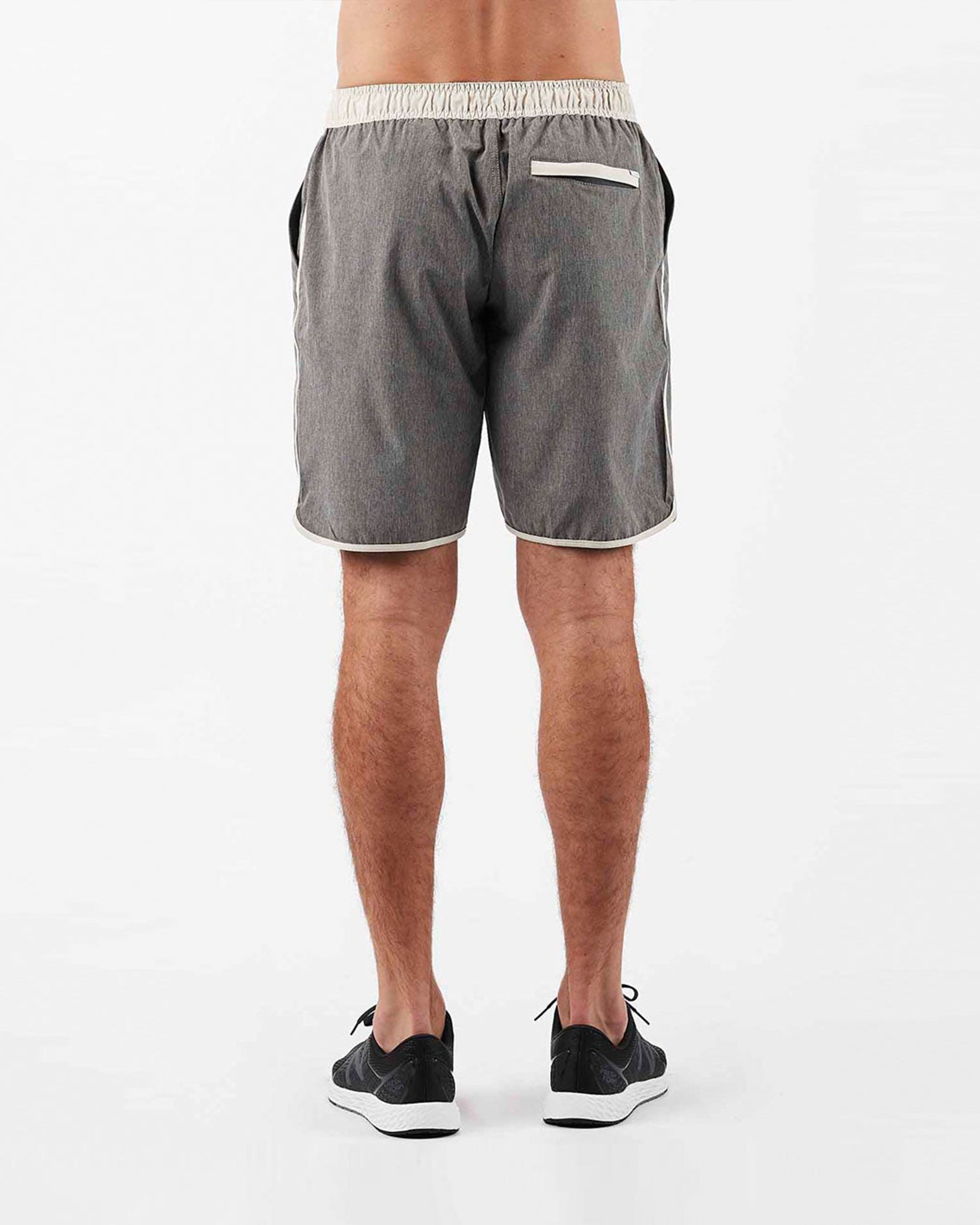 Banks Short | Grey Linen Texture