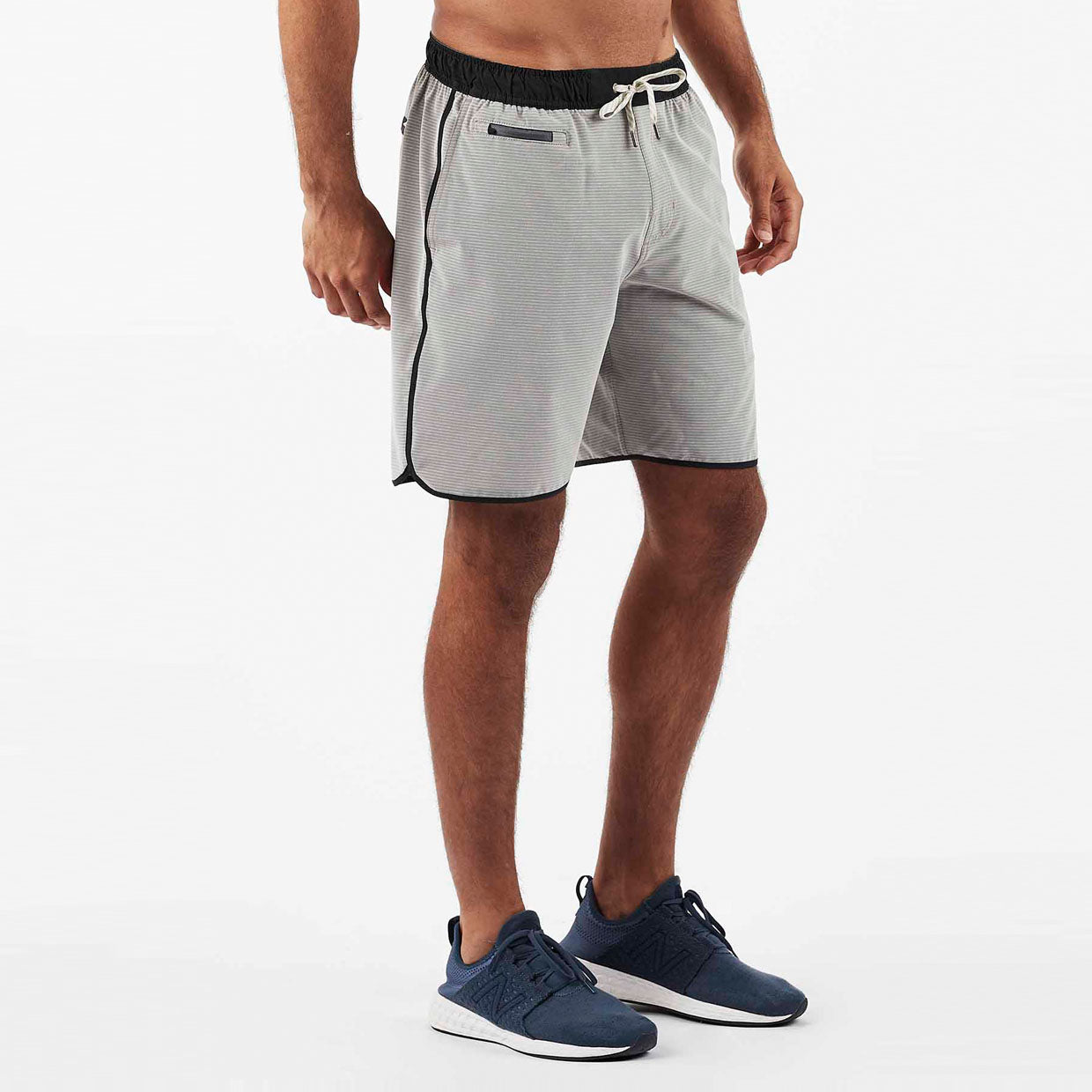 Banks Short | Engineered Grey Stripe
